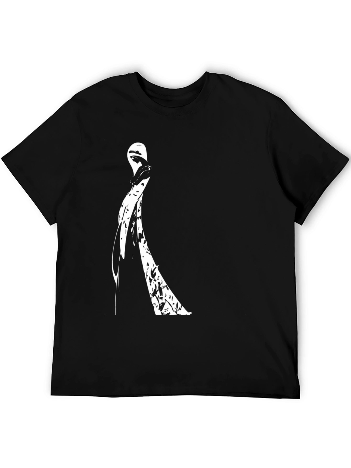 Abstract Figure Black Graphic Tee