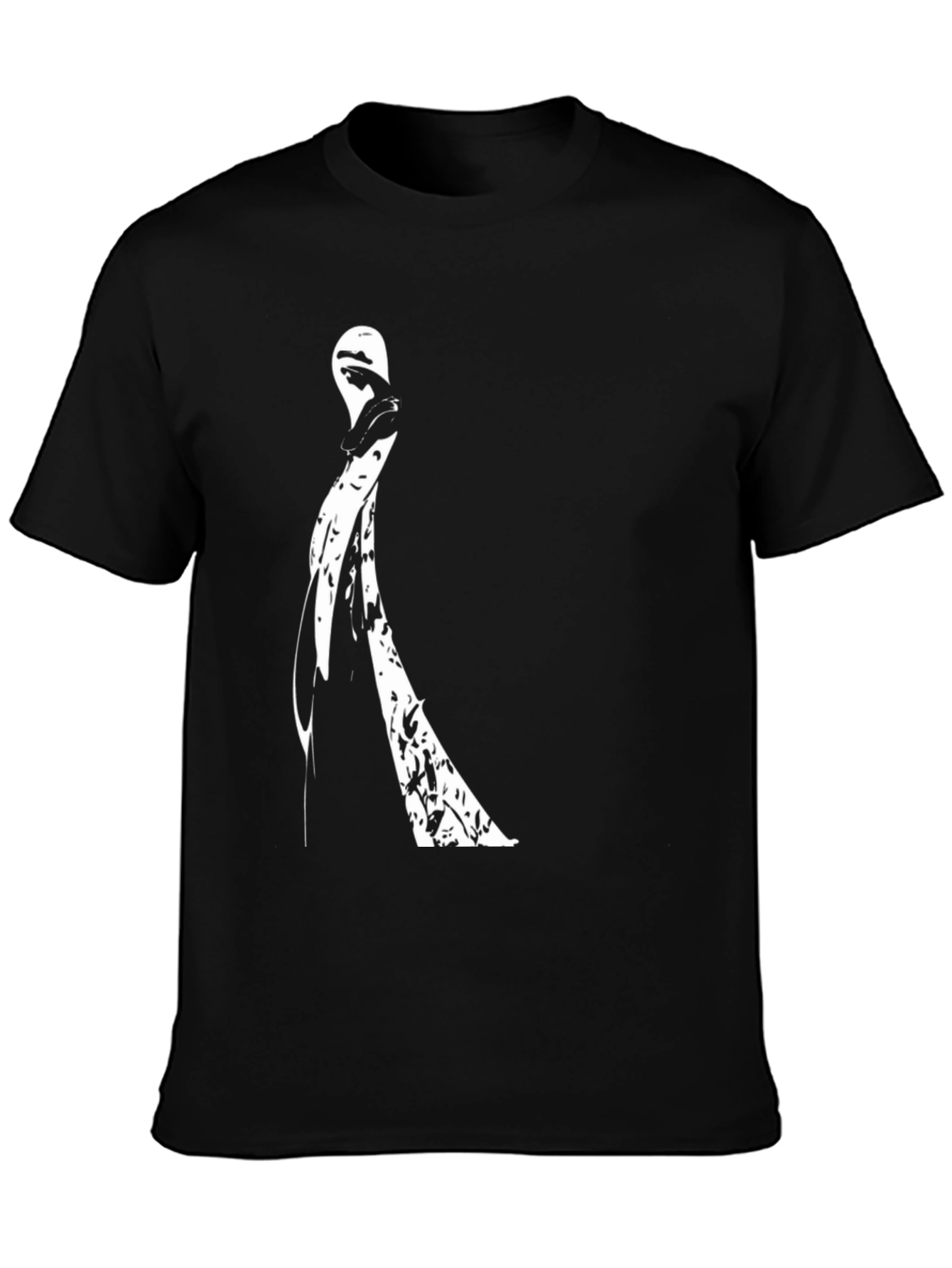Abstract Figure Black Graphic Tee