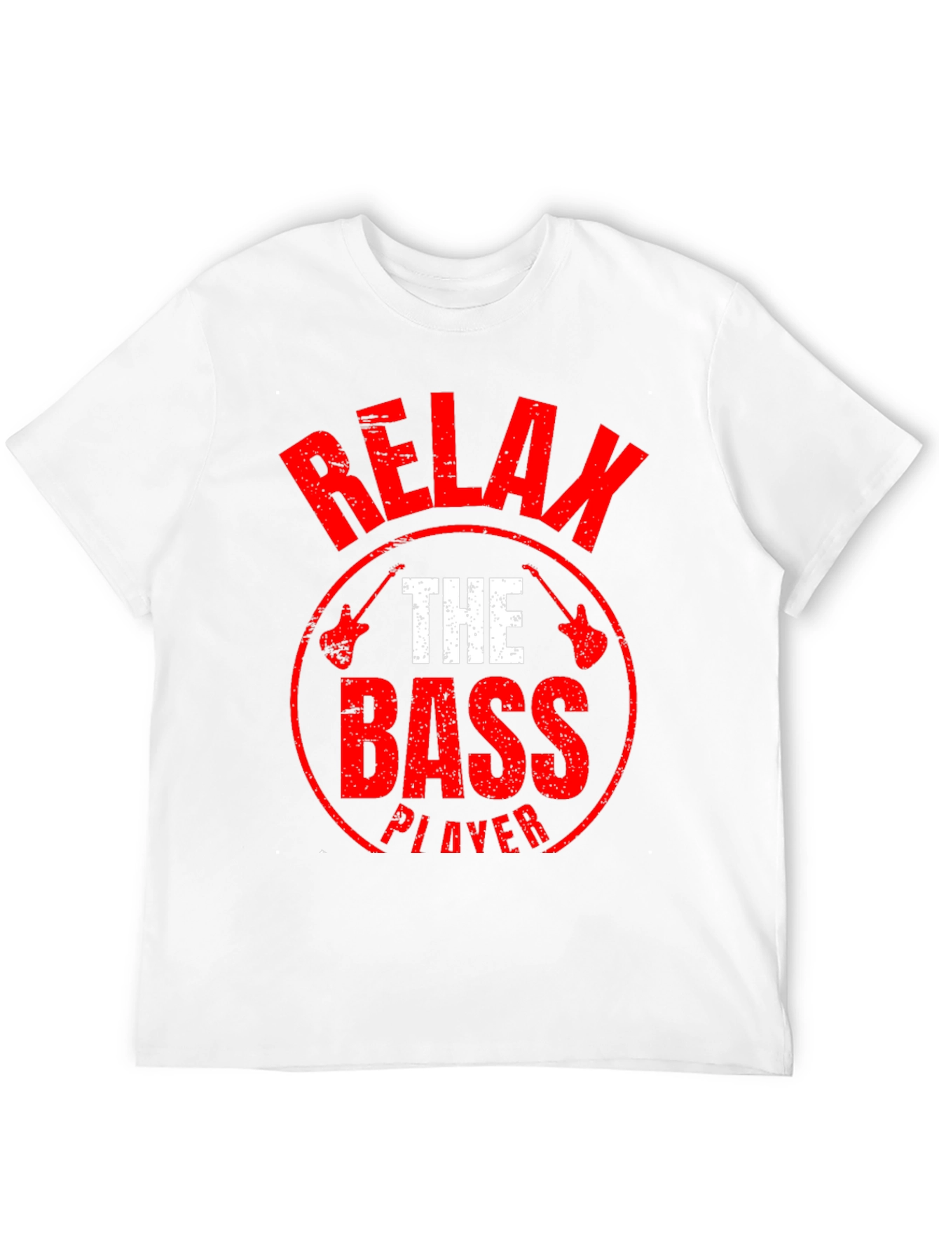Relax The Bass Player T-Shirt - Black Graphic Tee