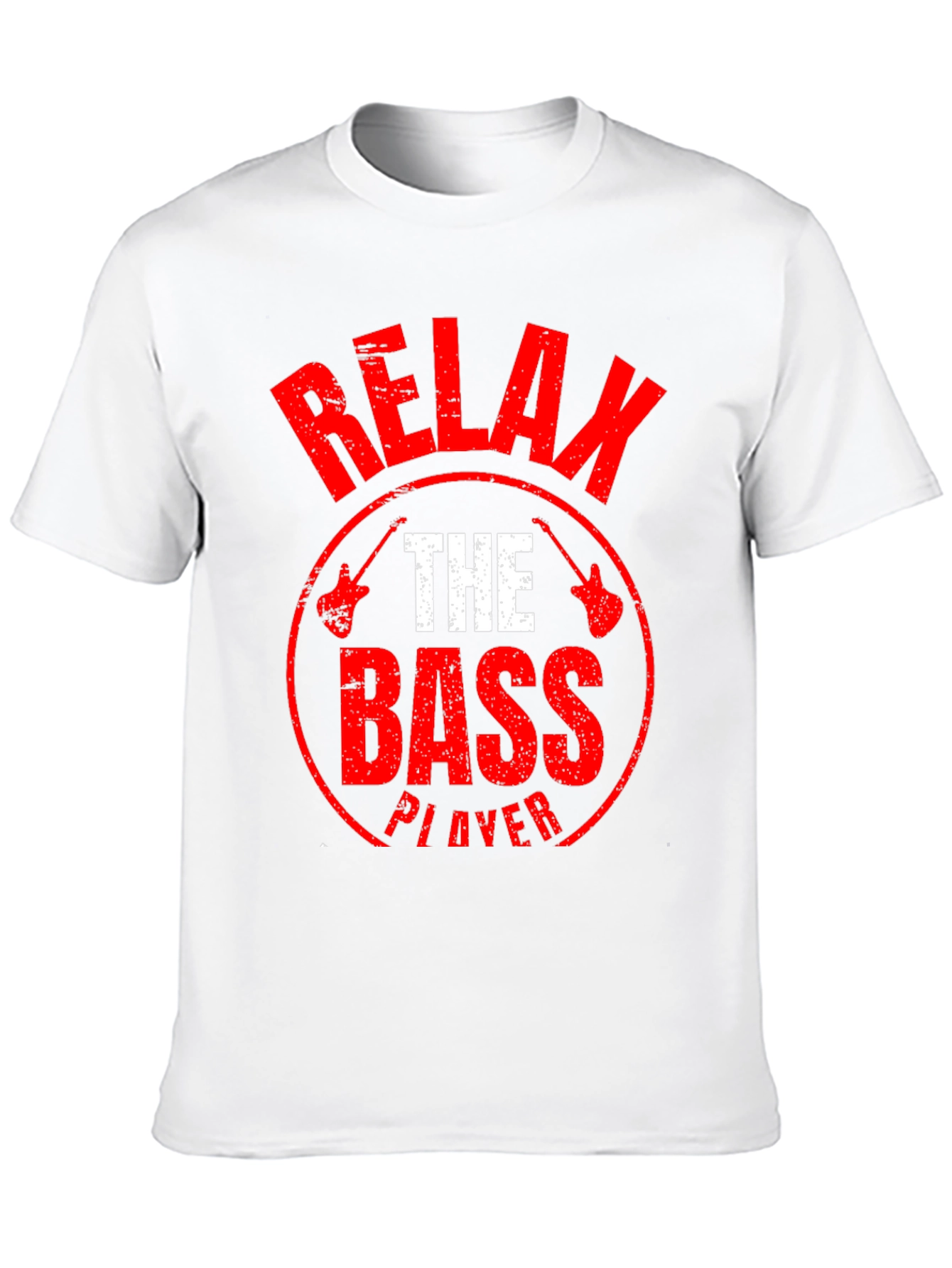 Relax The Bass Player T-Shirt - Black Graphic Tee