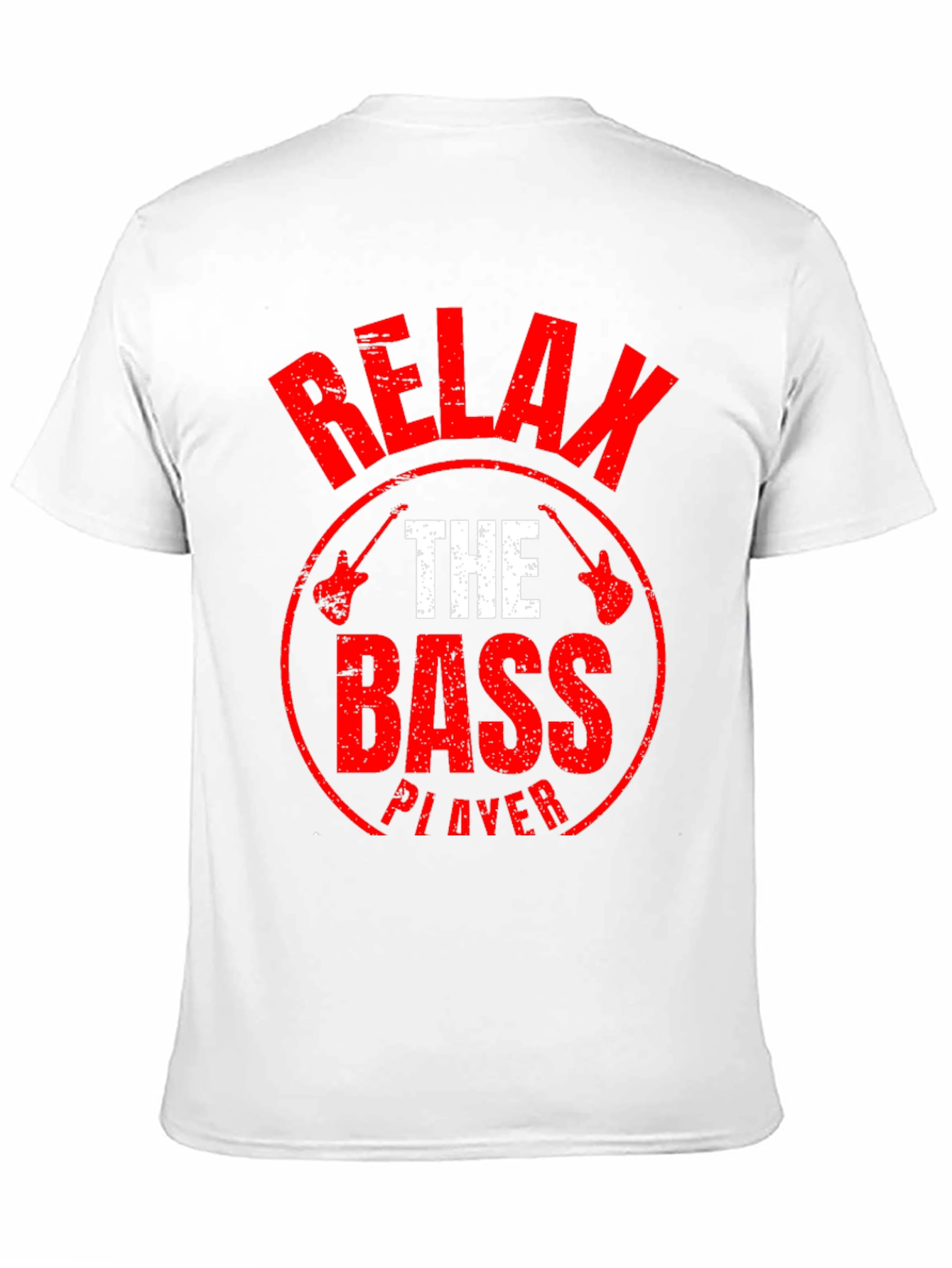 Relax The Bass Player T-Shirt - Black Graphic Tee