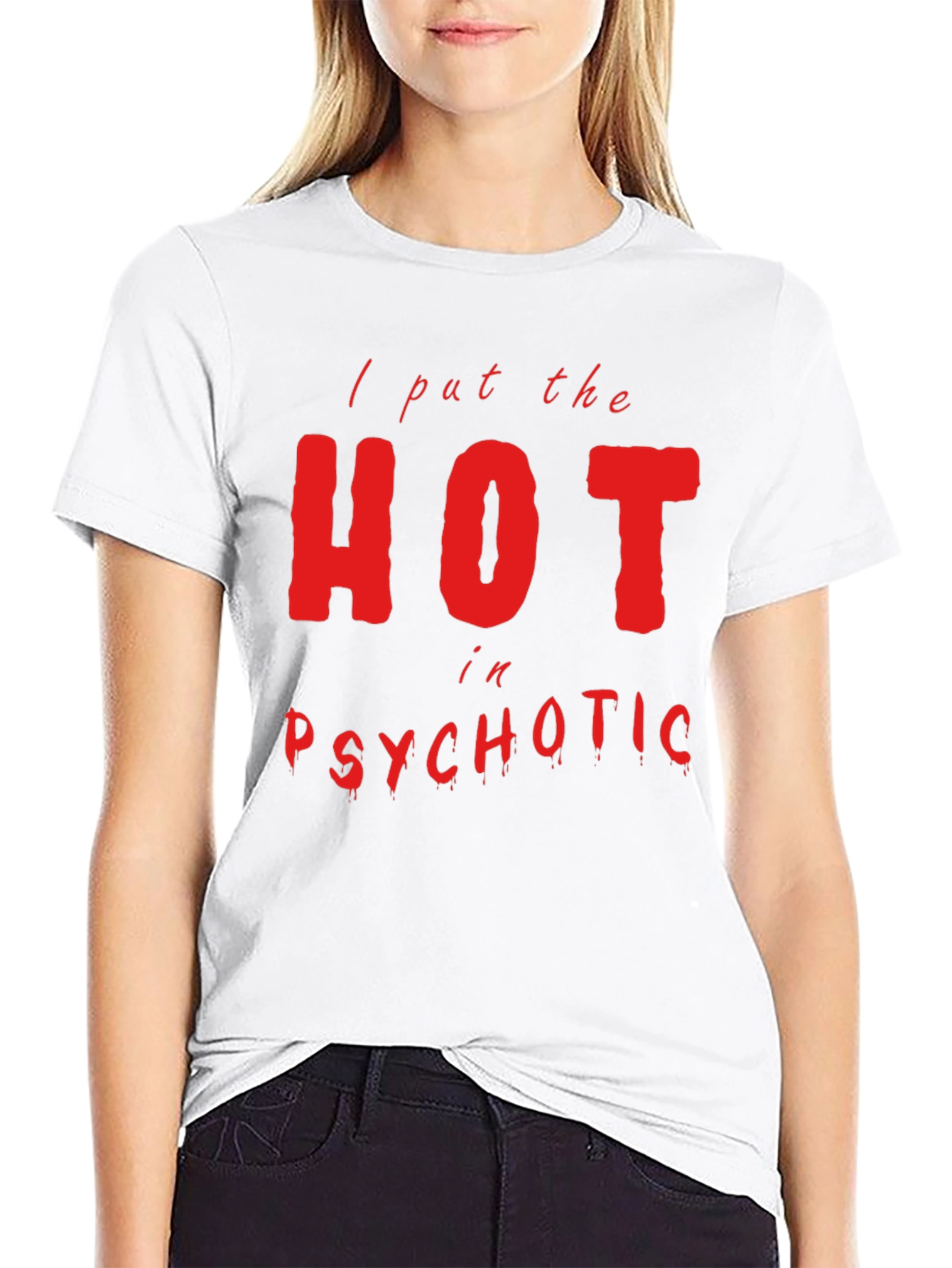 Hot in Psychotic Graphic Tee - Mens Black T-Shirt
