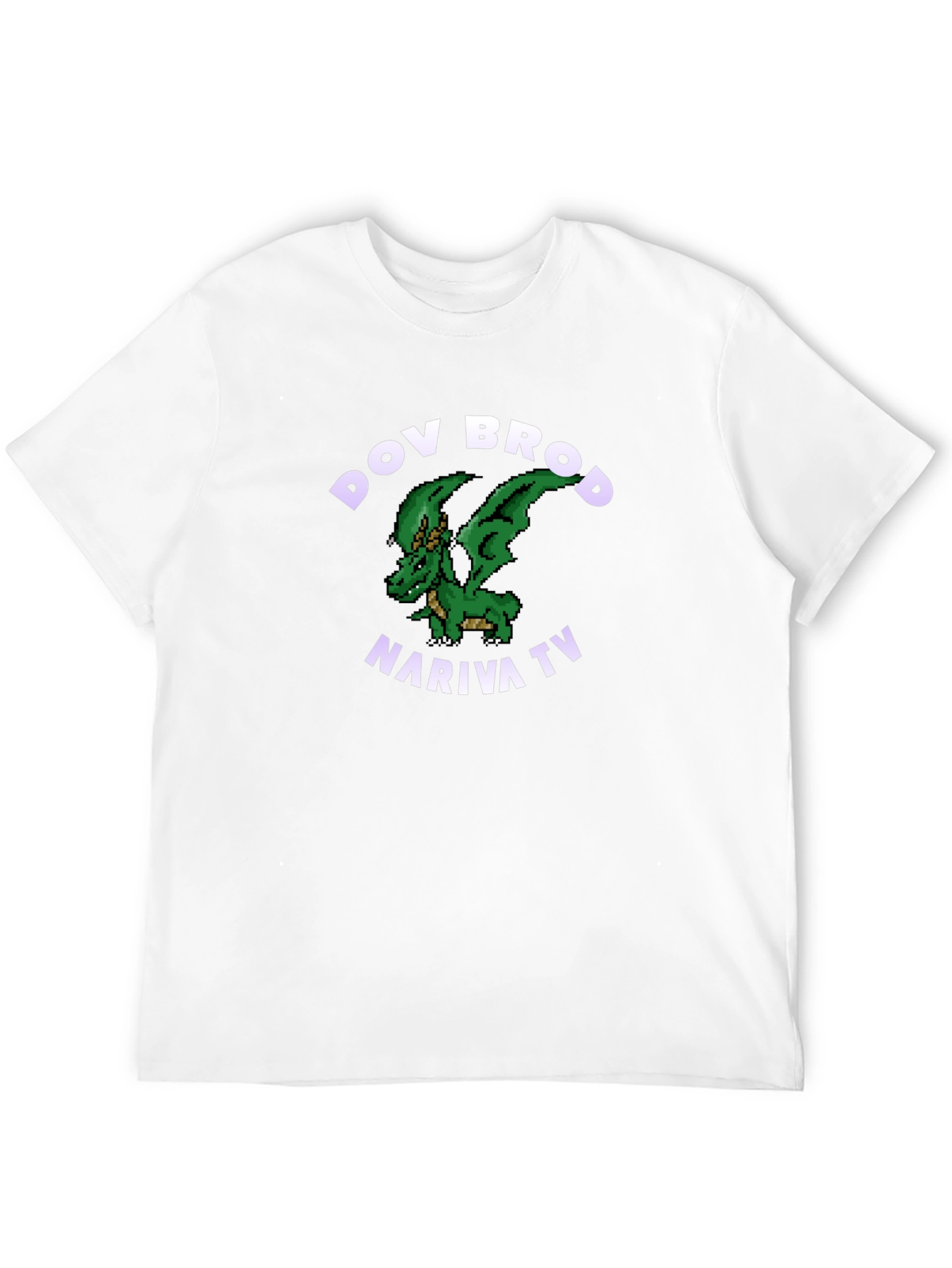 Dov Brod Nariva TV Dragon Graphic Black T-Shirt
