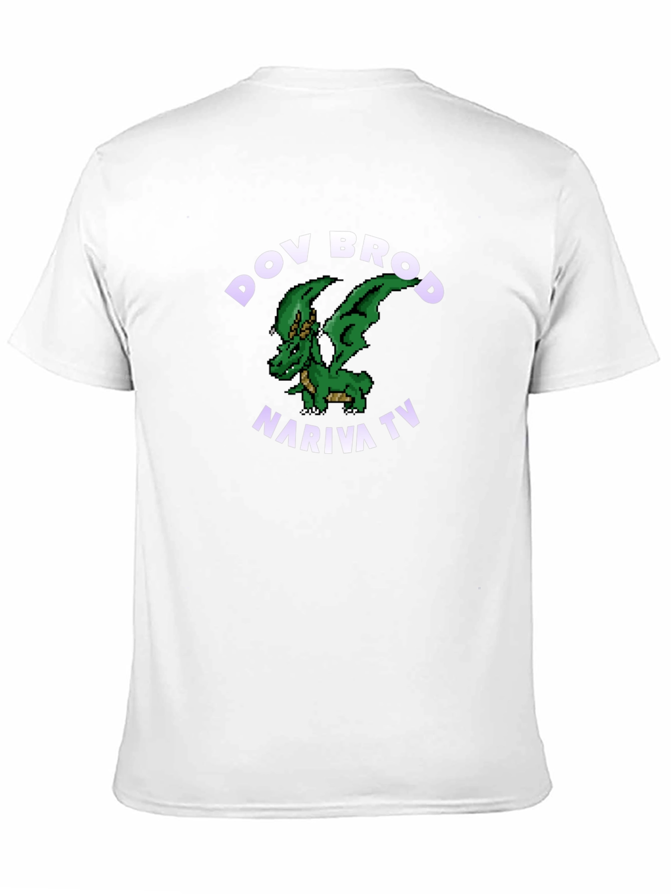 Dov Brod Nariva TV Dragon Graphic Black T-Shirt
