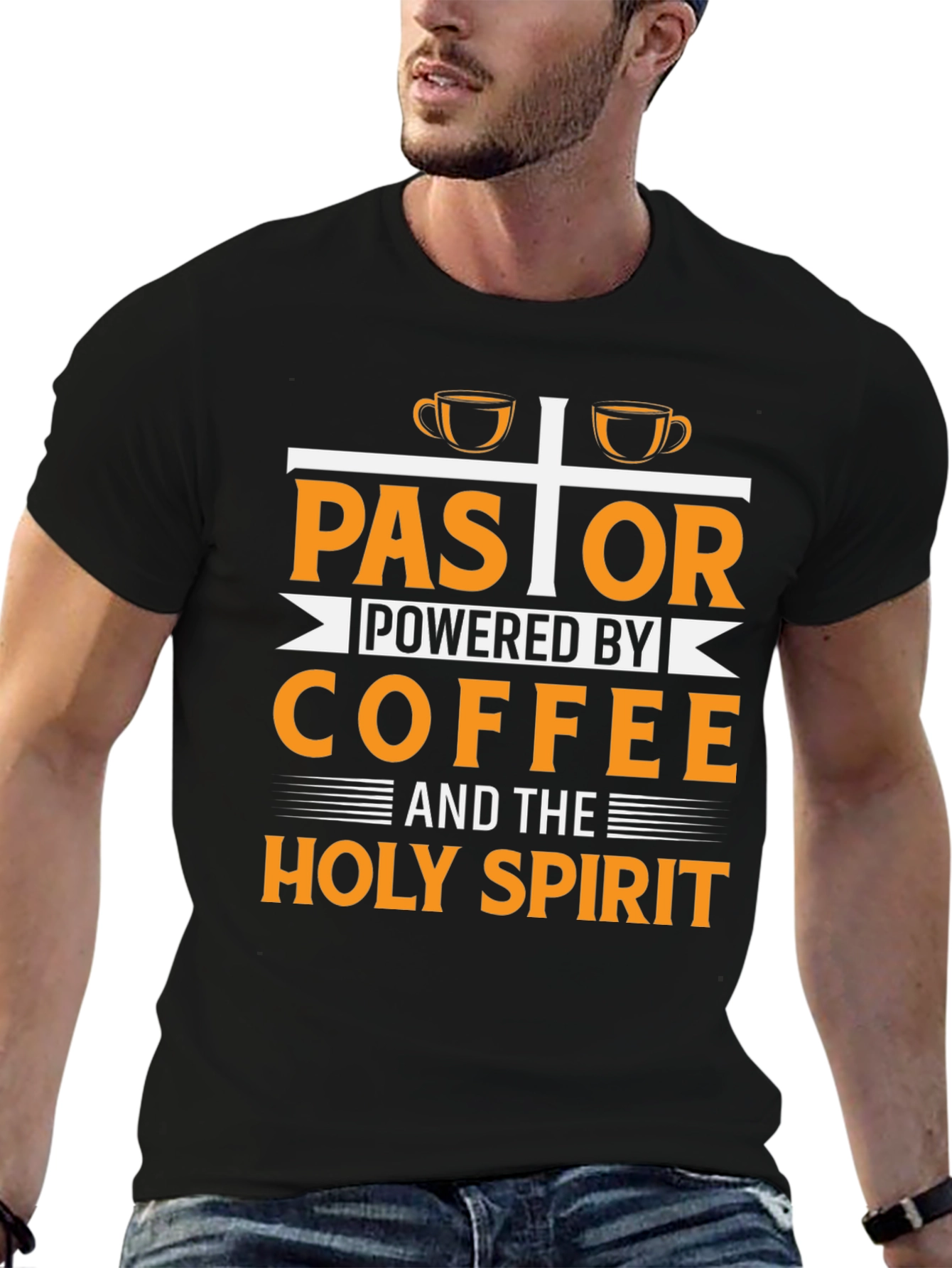 Pastor Powered By Coffee T-Shirt