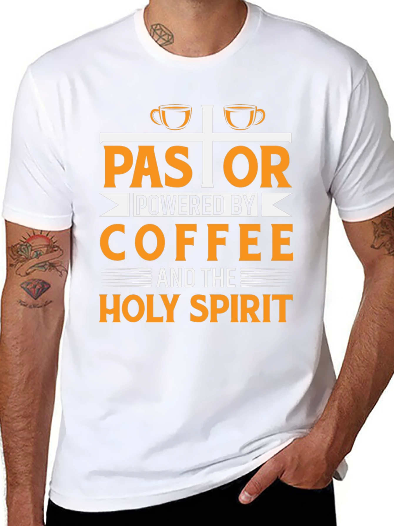 Pastor Powered By Coffee T-Shirt