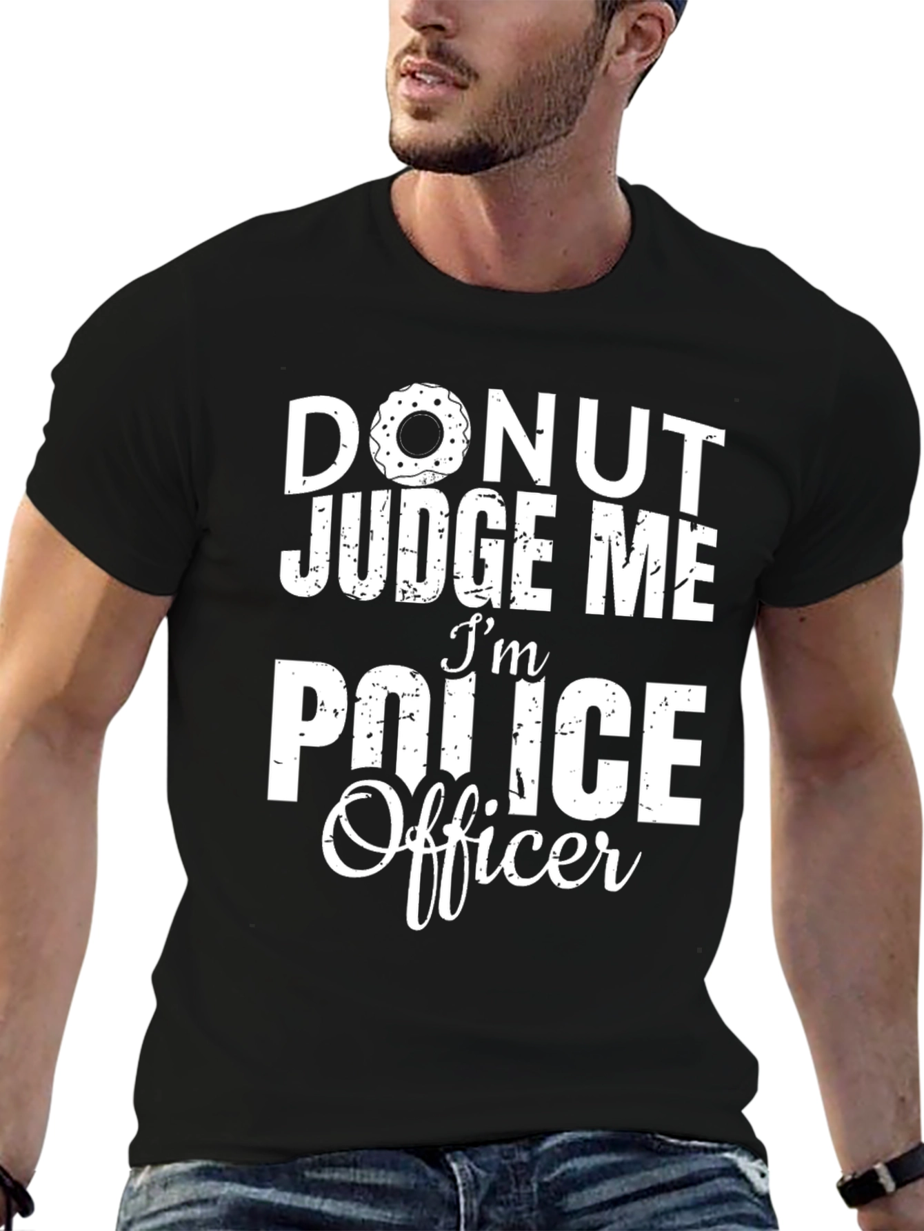 Donut Judge Me Im Police Officer T-Shirt