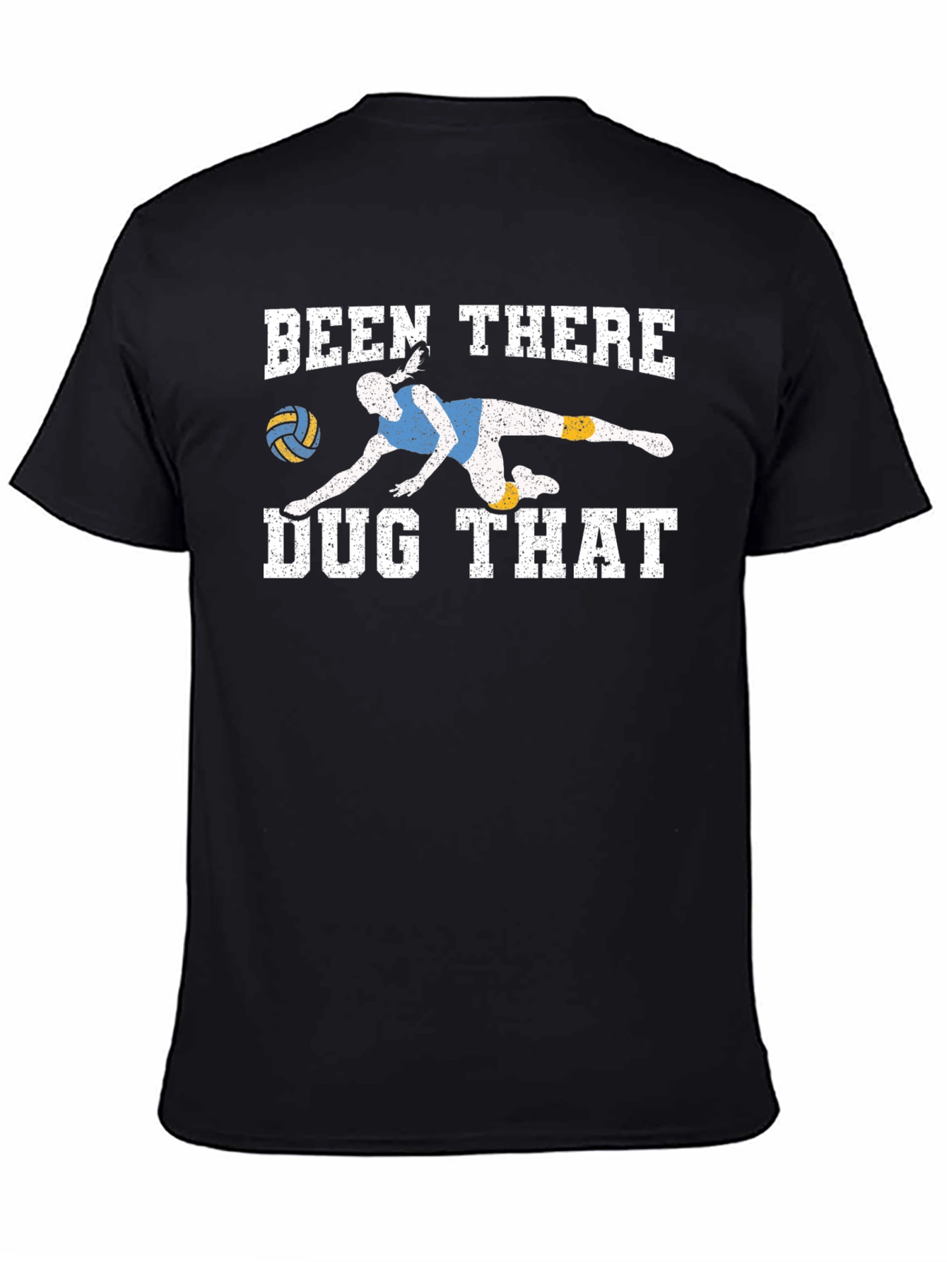 Volleyball Been There Dug That Graphic T-Shirt