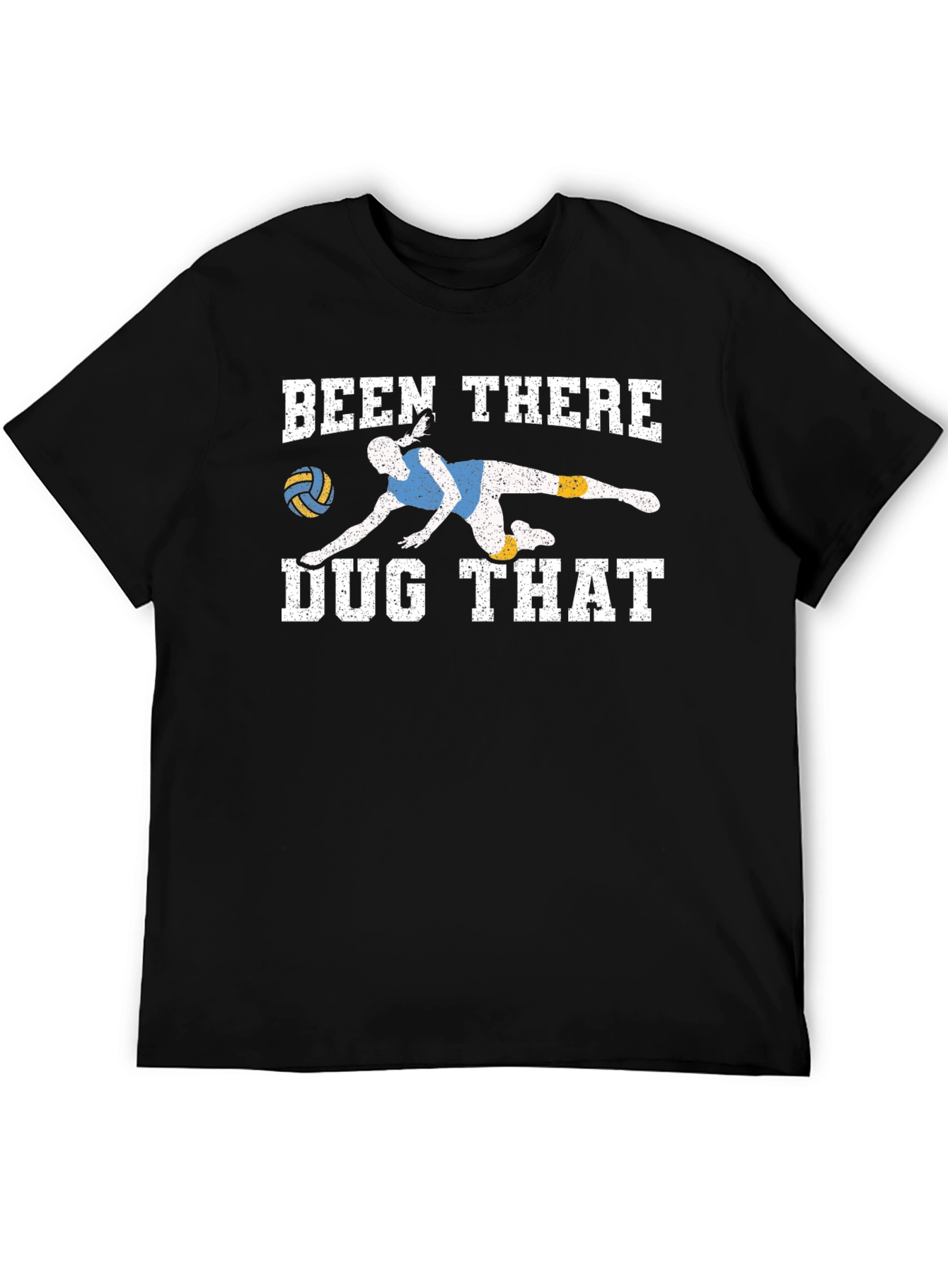 Volleyball Been There Dug That Graphic T-Shirt