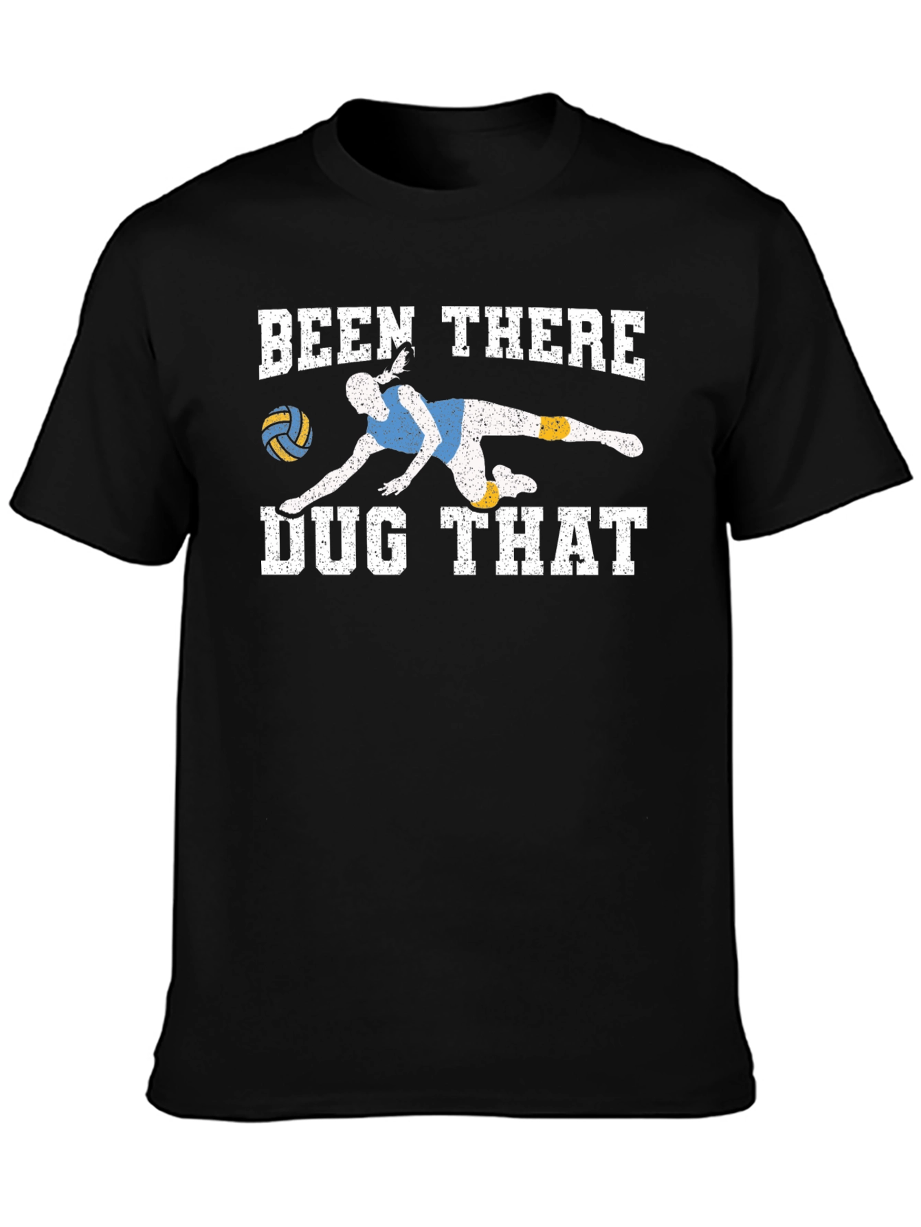 Volleyball Been There Dug That Graphic T-Shirt