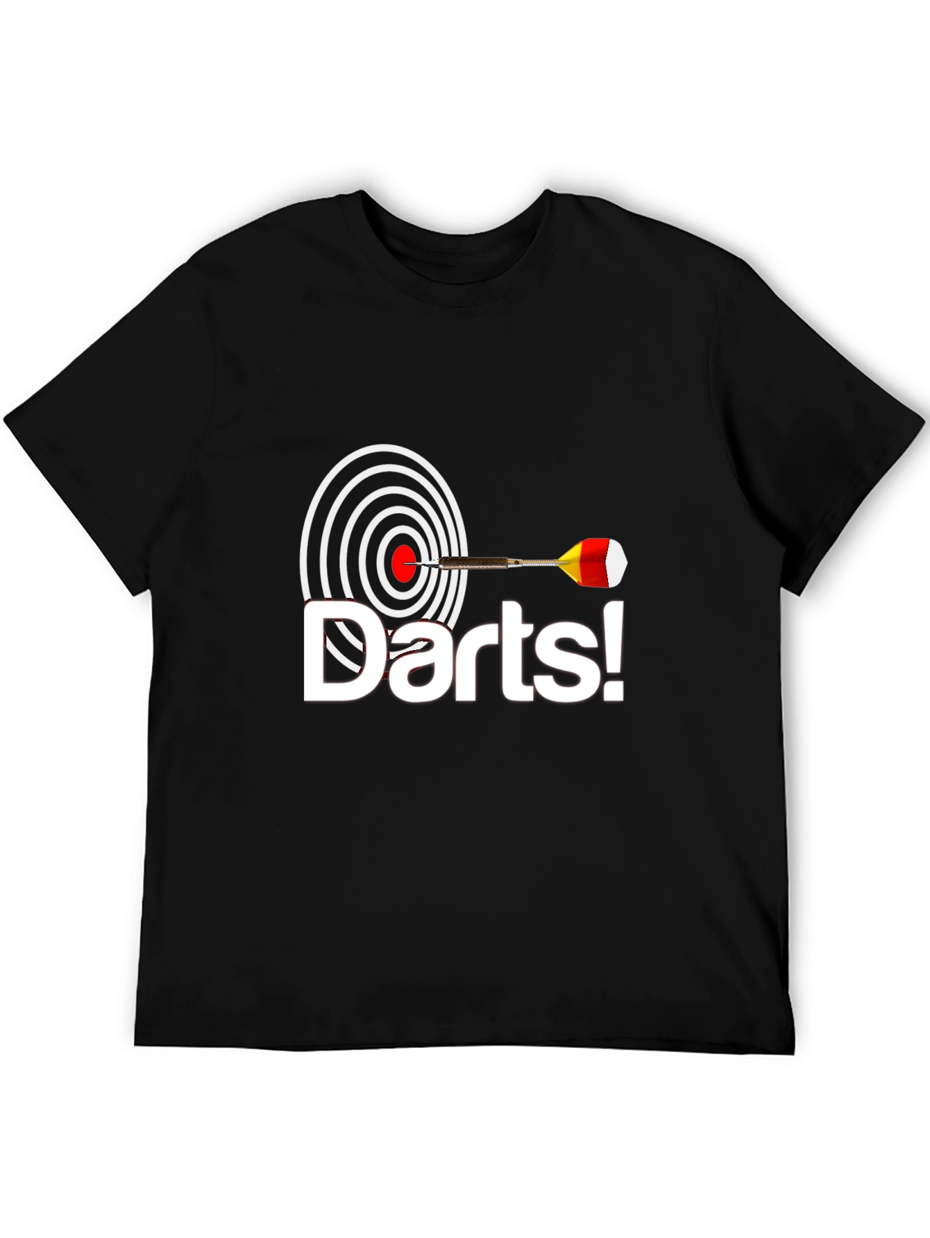 Darts Graphic Tee - Hit the Bullseye in Style!