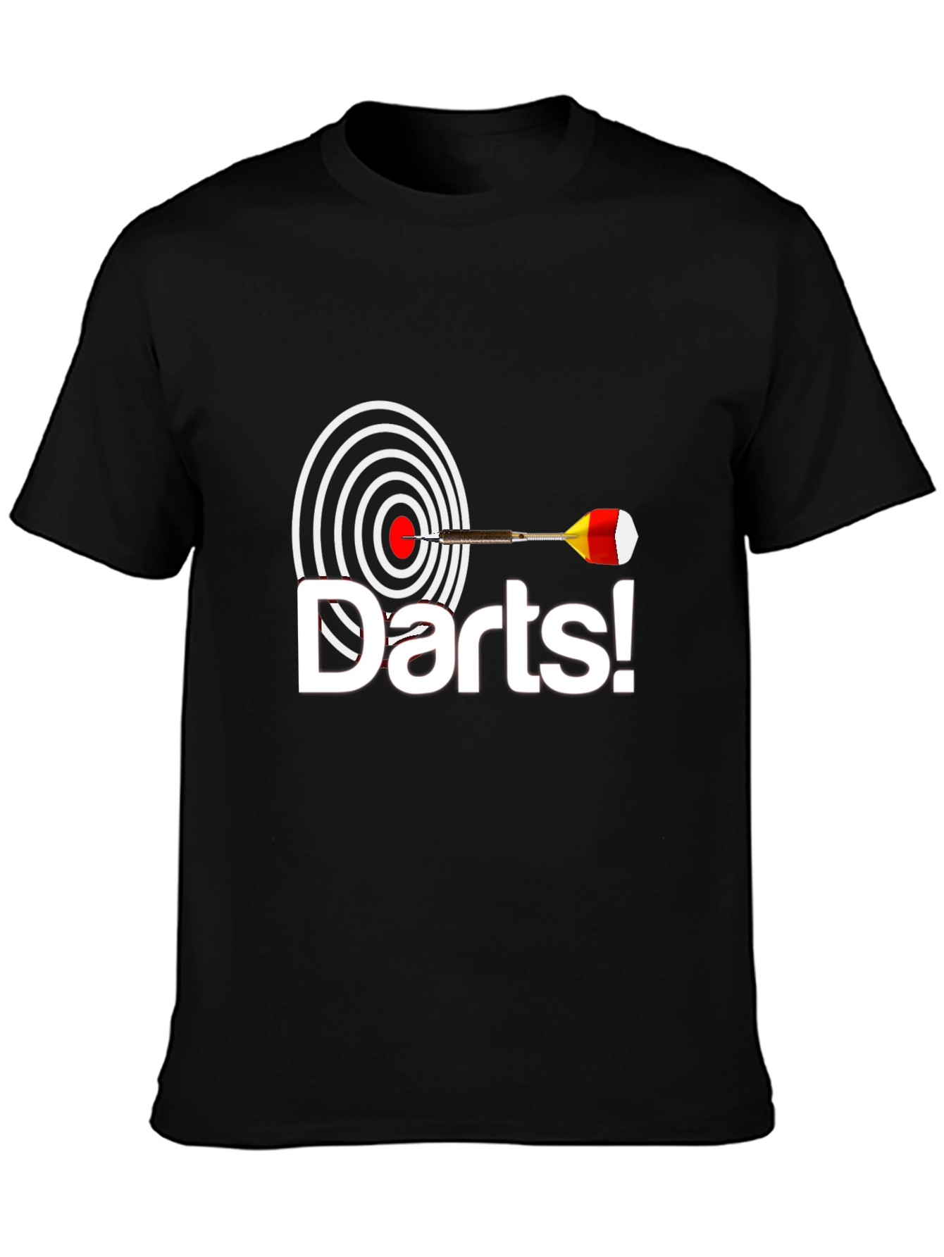 Darts Graphic Tee - Hit the Bullseye in Style!