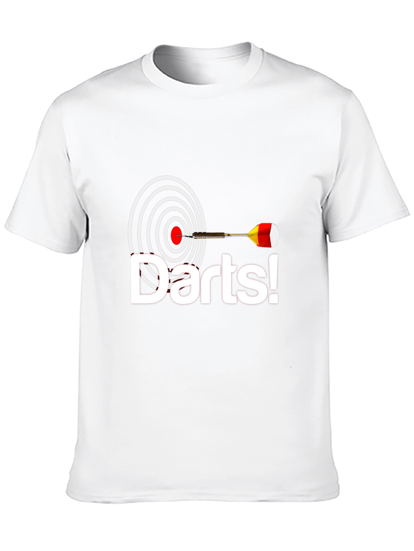 Darts Graphic Tee - Hit the Bullseye in Style!