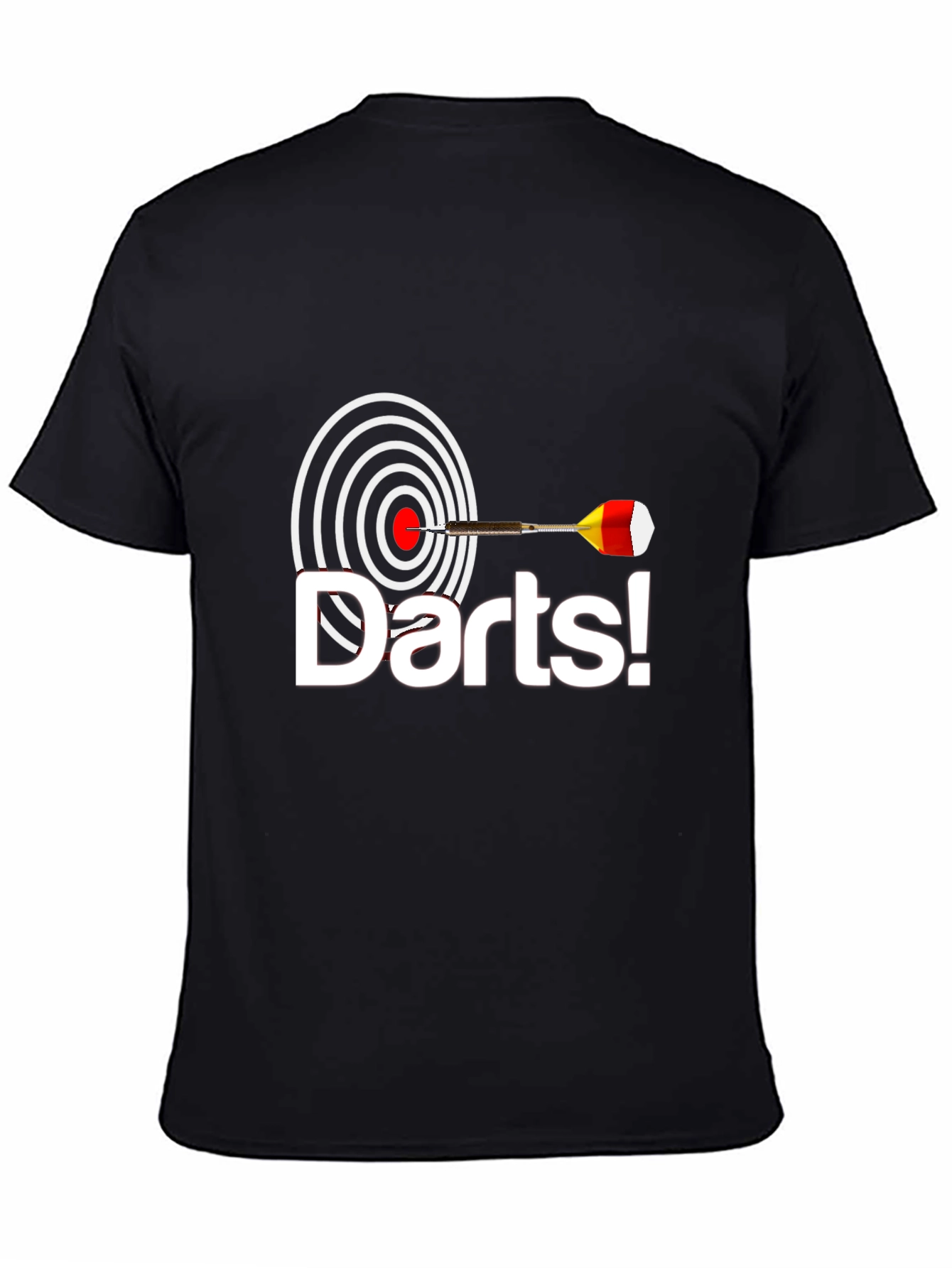 Darts Graphic Tee - Hit the Bullseye in Style!