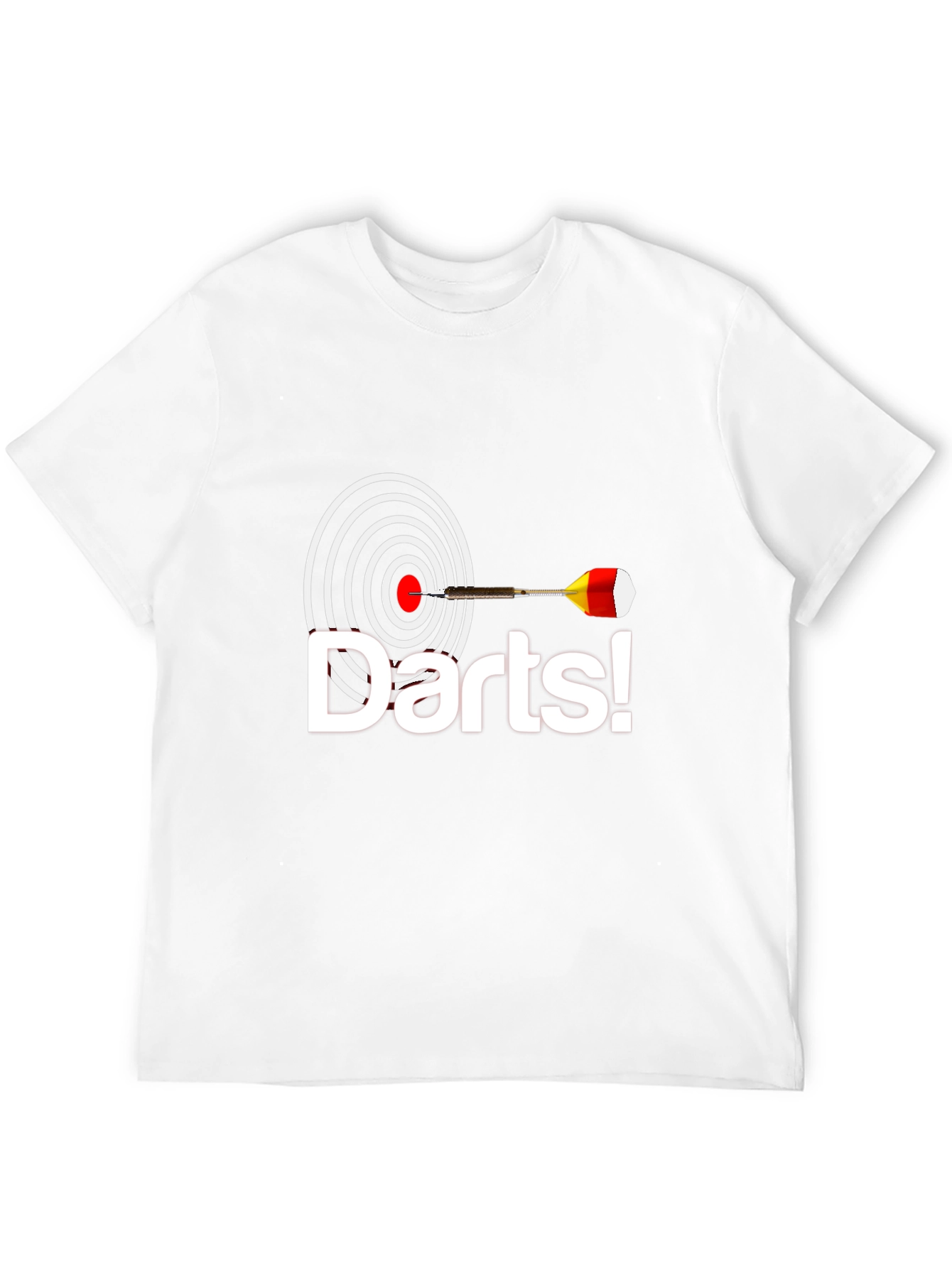 Darts Graphic Tee - Hit the Bullseye in Style!