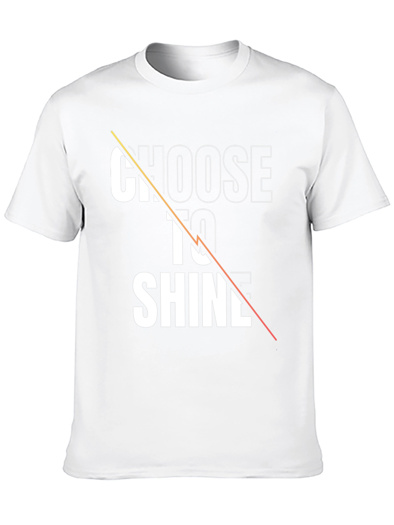 Choose to Shine Graphic Tee - Stylish Black T-Shirt
