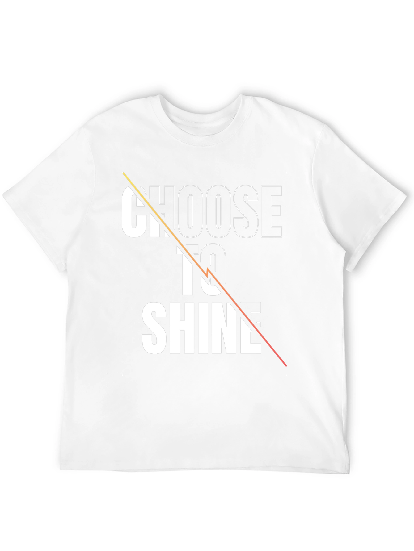 Choose to Shine Graphic Tee - Stylish Black T-Shirt