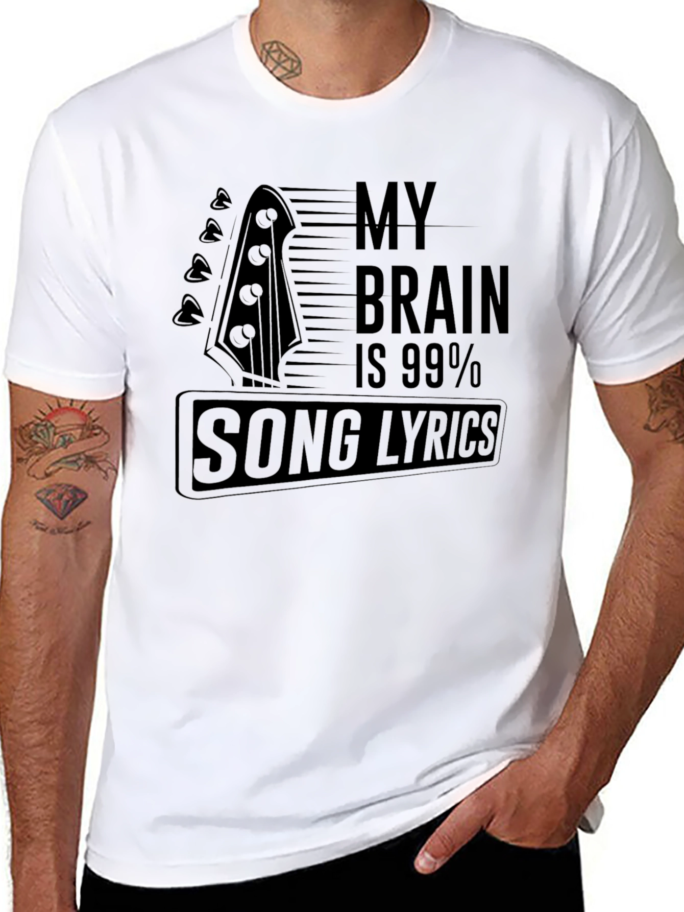 My Brain Song Lyrics T-Shirt