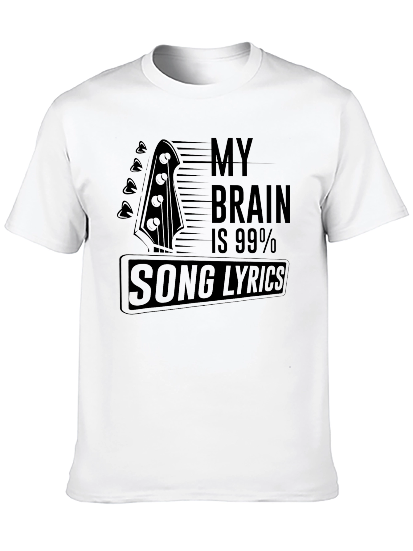 My Brain Song Lyrics T-Shirt