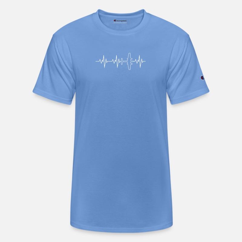 Airplane Pilot Shirt Pilot Heartbeat