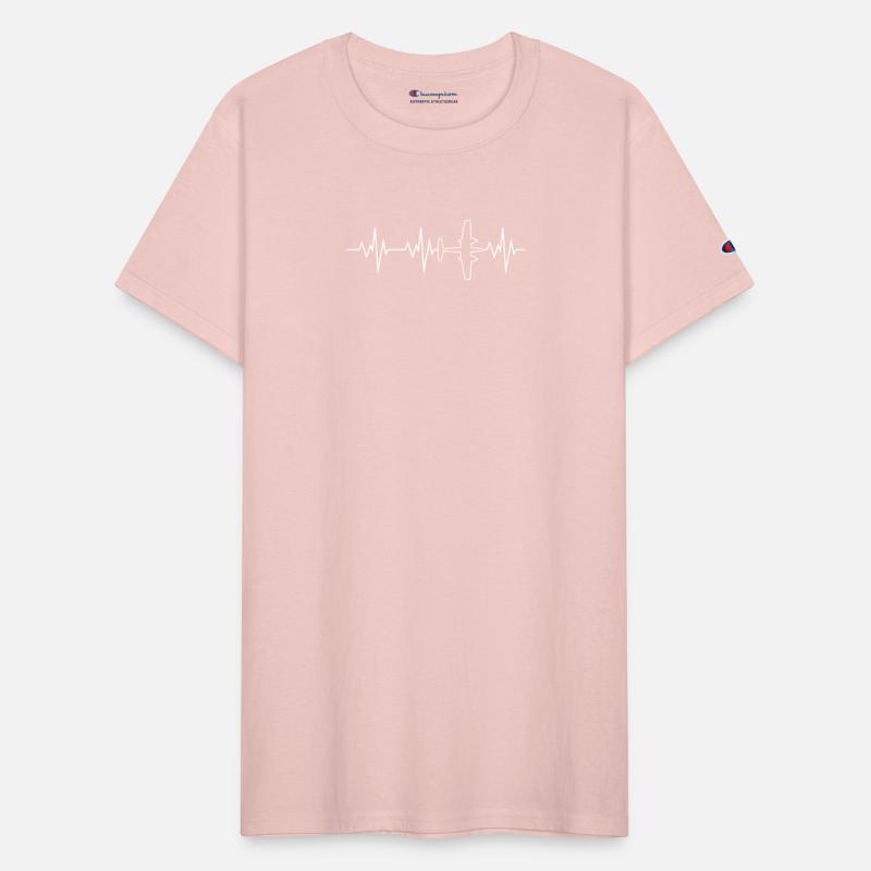 Airplane Pilot Shirt Pilot Heartbeat