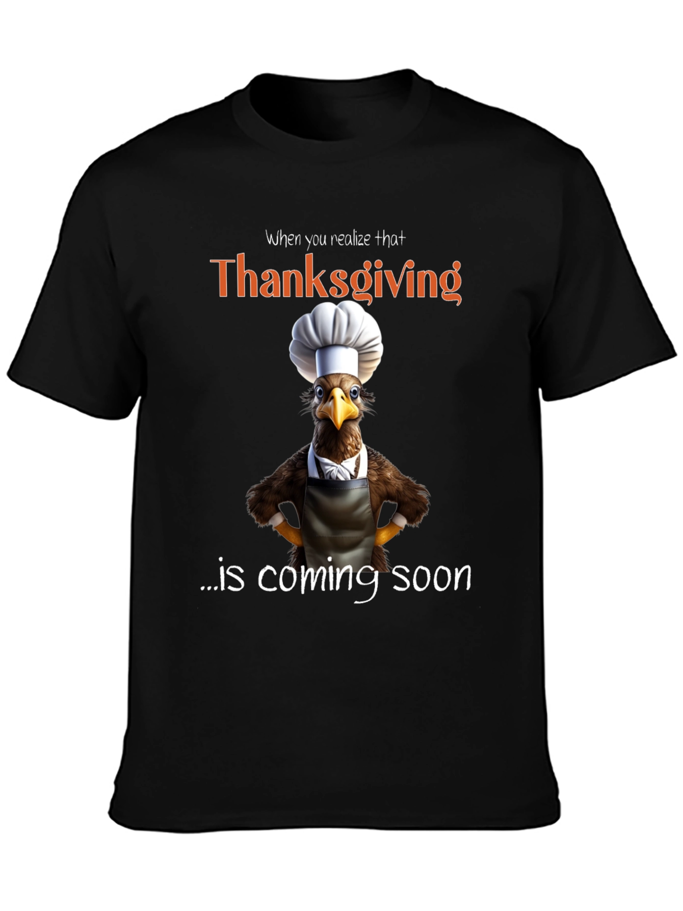 Thanksgiving Turkey Chef Humor T-Shirt