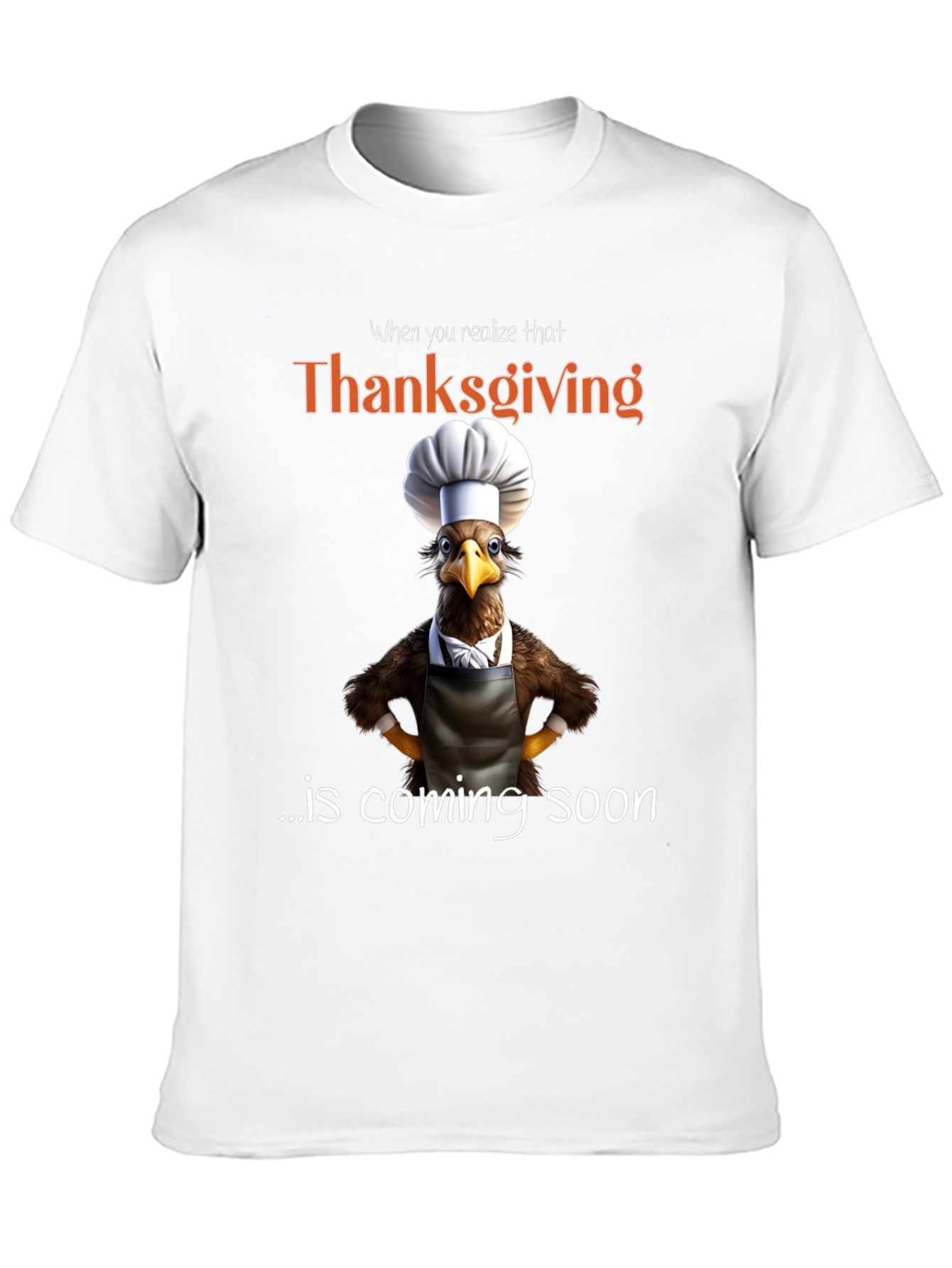 Thanksgiving Turkey Chef Humor T-Shirt