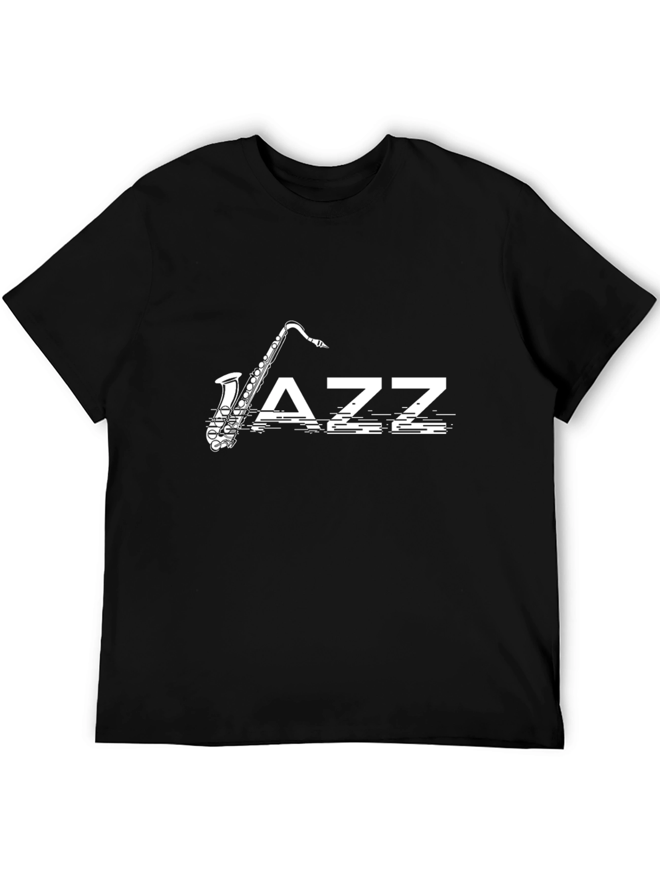 Jazz Saxophone Graphic T-Shirt - Cool Music Tee