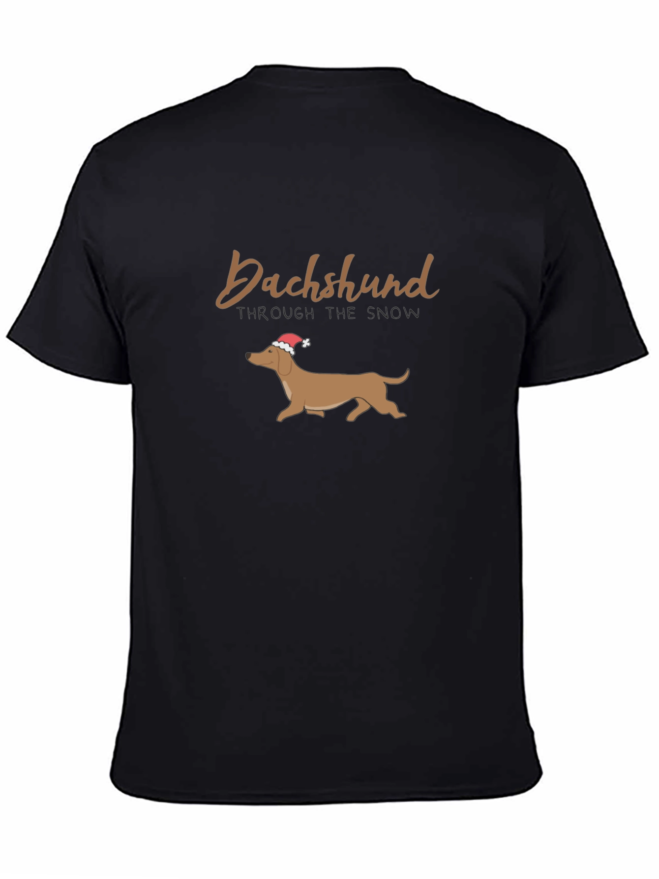Dachshund Through the Snow Christmas T-Shirt