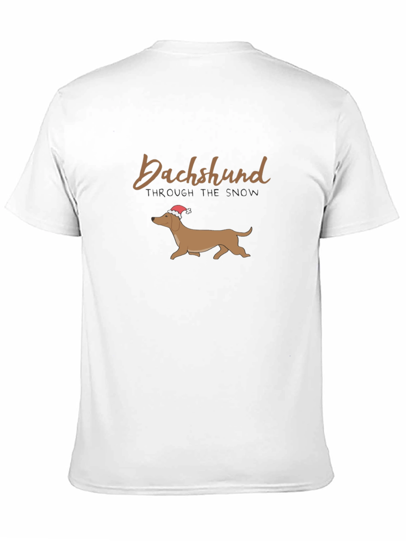 Dachshund Through the Snow Christmas T-Shirt