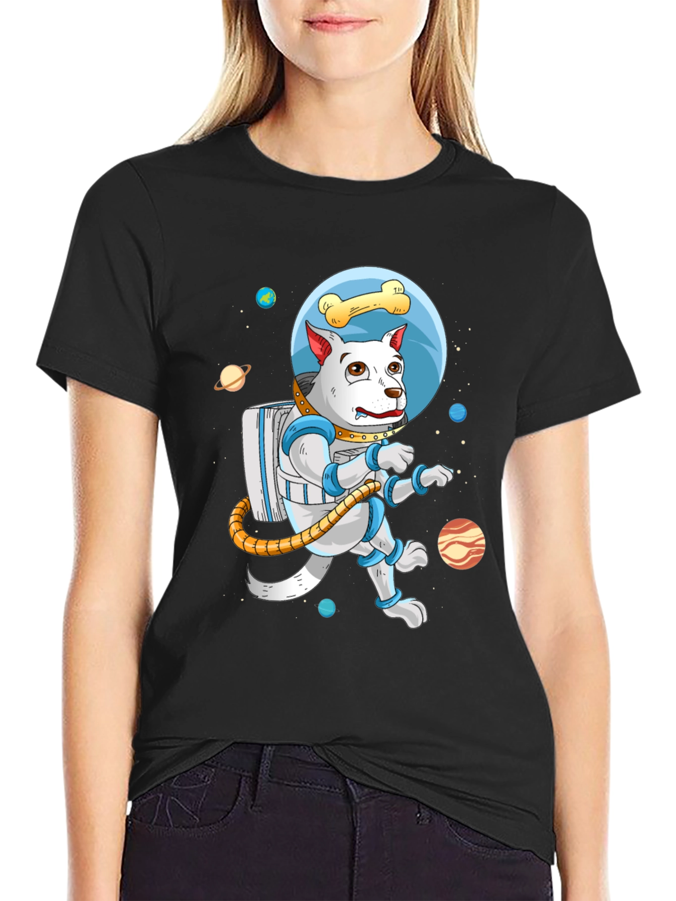 Dog Astronaut T-Shirt - Space Pup Tee