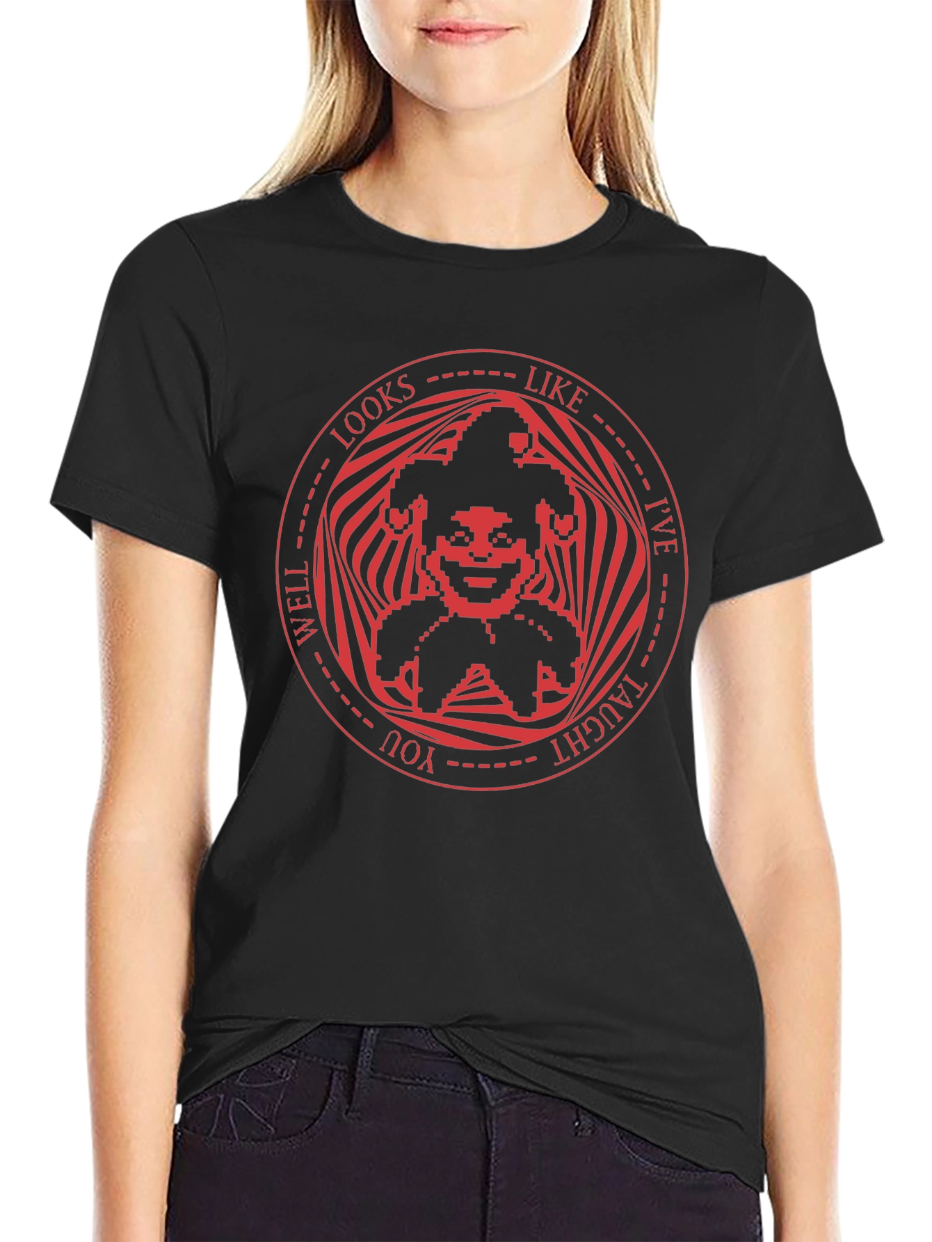 Jester Graphic Black T-Shirt