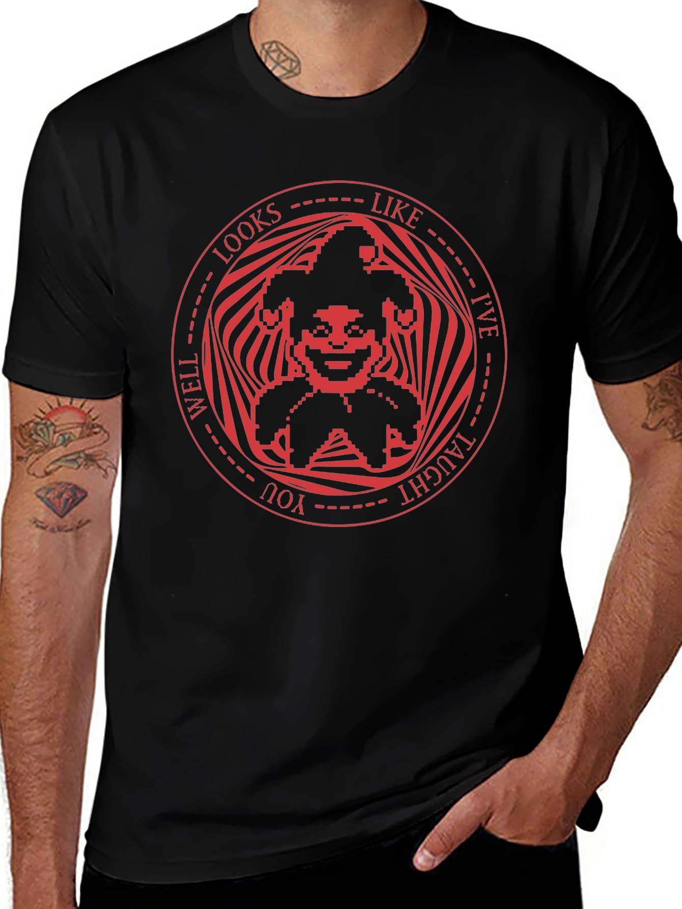 Jester Graphic Black T-Shirt