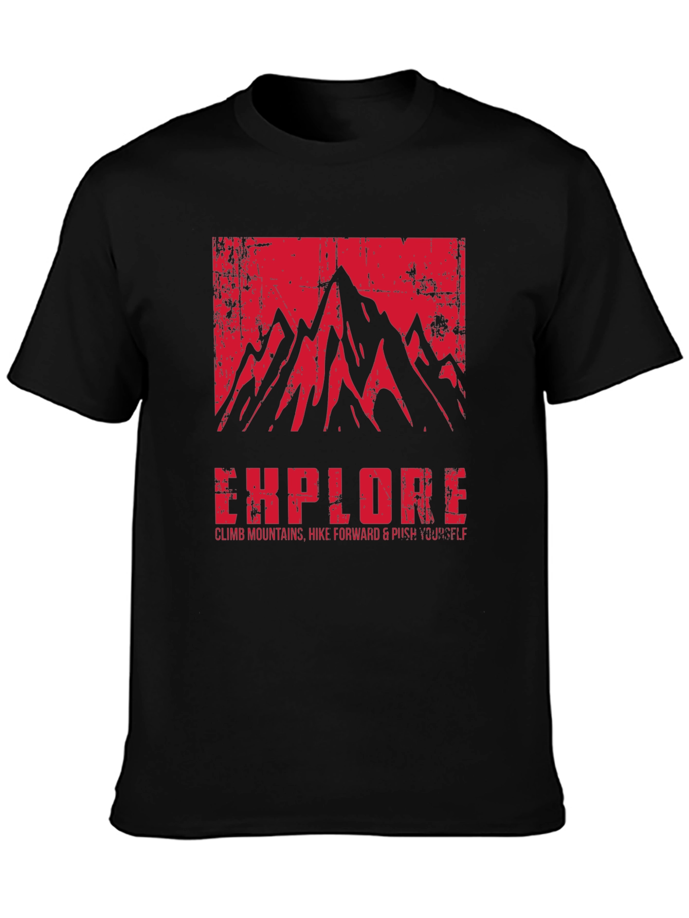 Explore Mountain Graphic T-Shirt - Adventure Ready