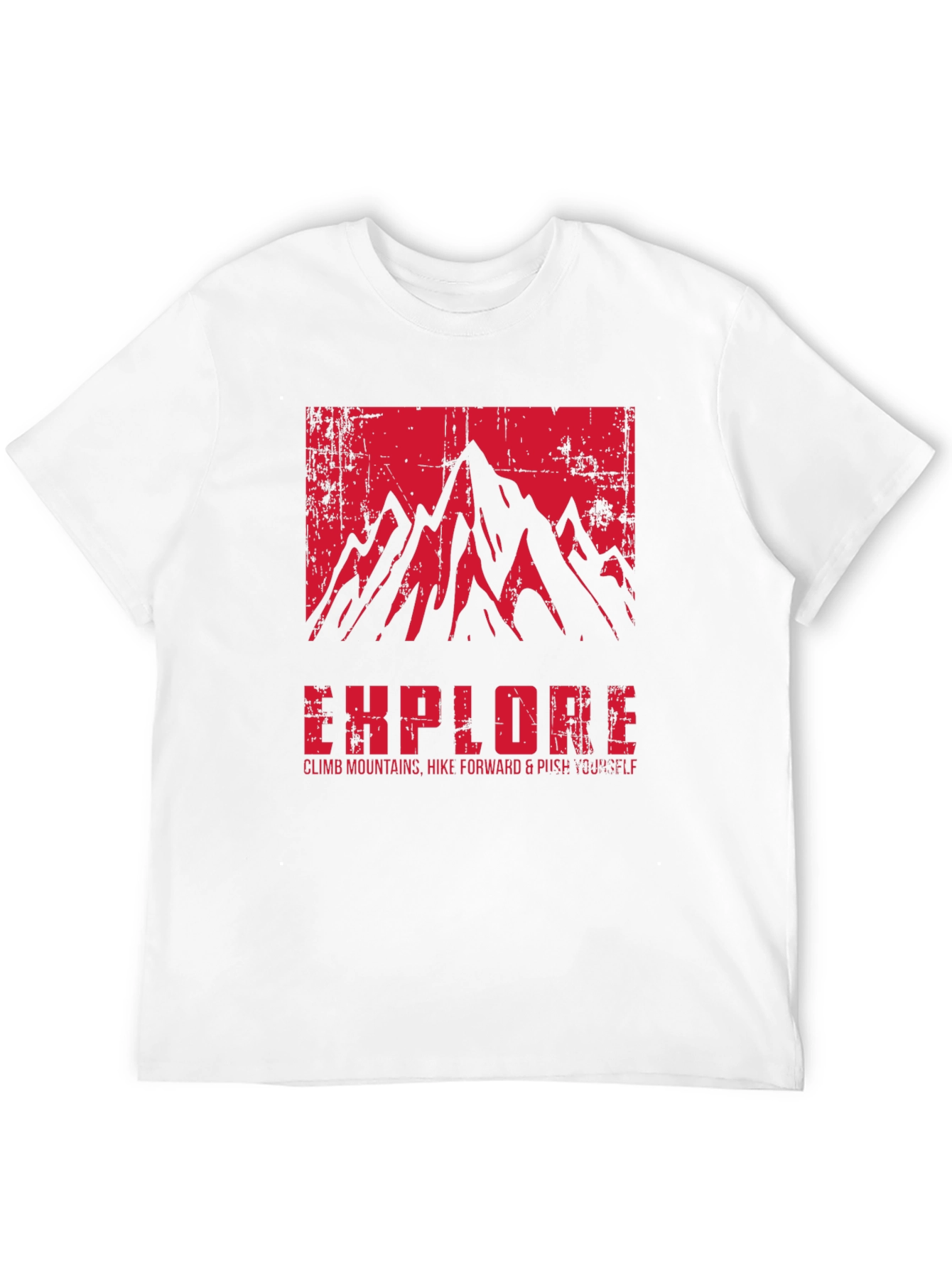 Explore Mountain Graphic T-Shirt - Adventure Ready