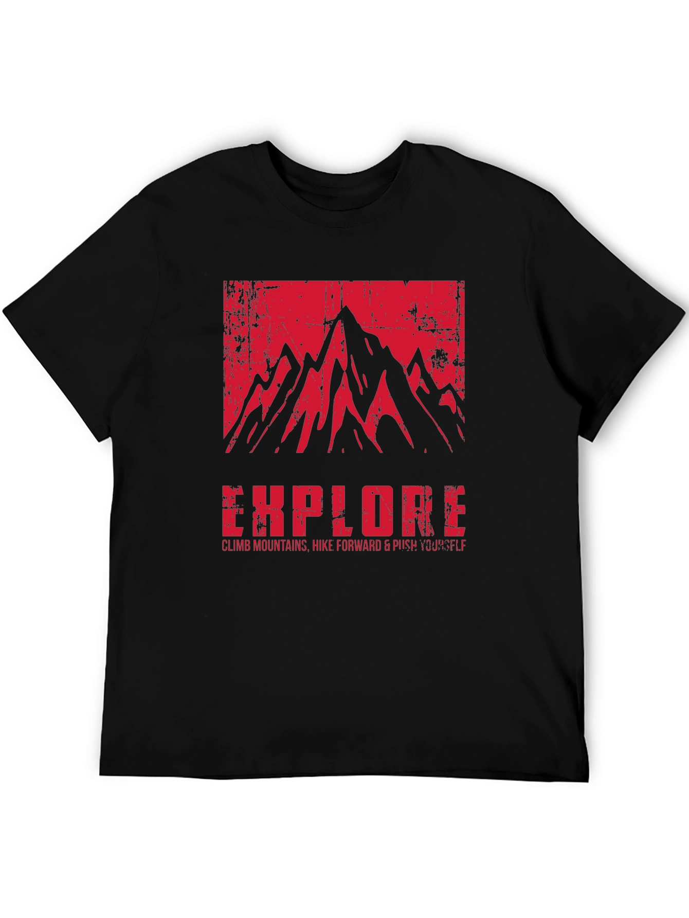 Explore Mountain Graphic T-Shirt - Adventure Ready