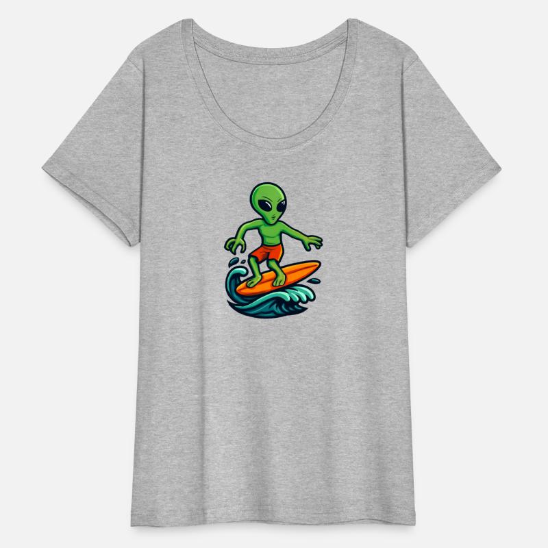 alien surfing