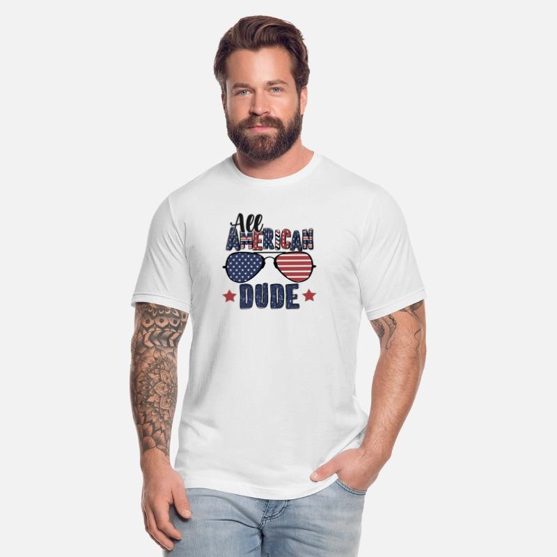 All American Dude Happy 4th of July Patriotic