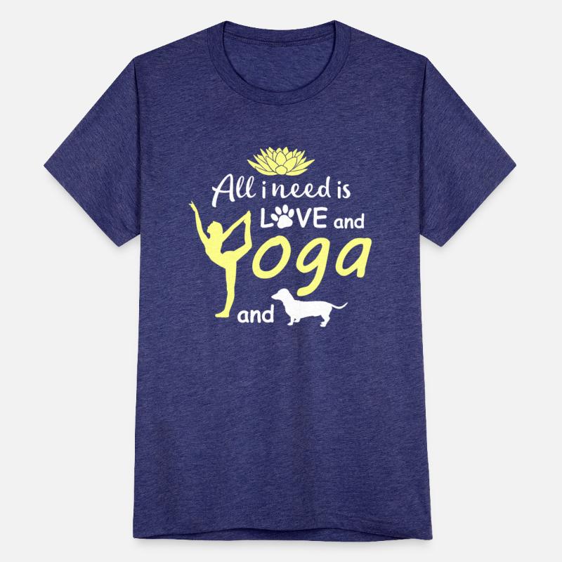 All i need is love and Yoga and a Dog. Dachshund