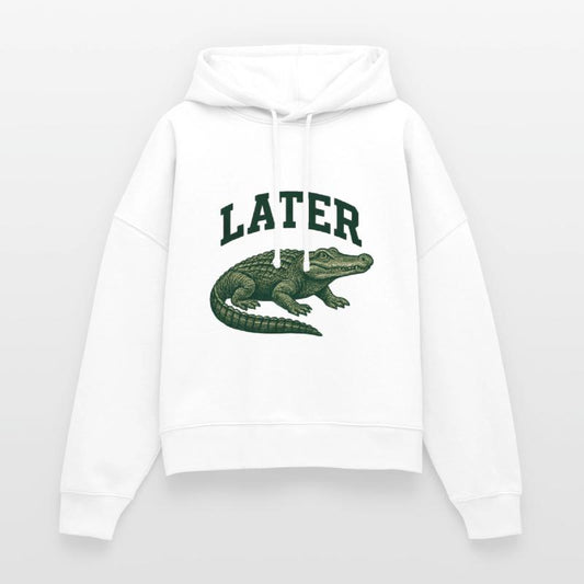 Alligator with Latter Text Illustration