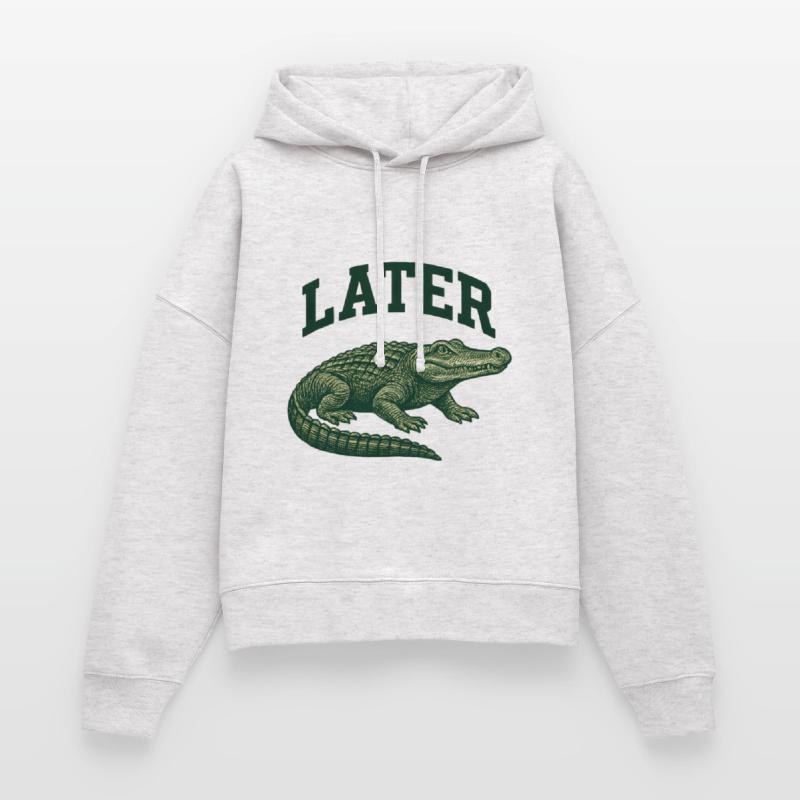 Alligator with Latter Text Illustration