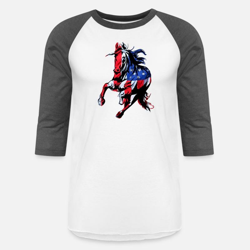American Flag Horse Silhouette Horseback Riding