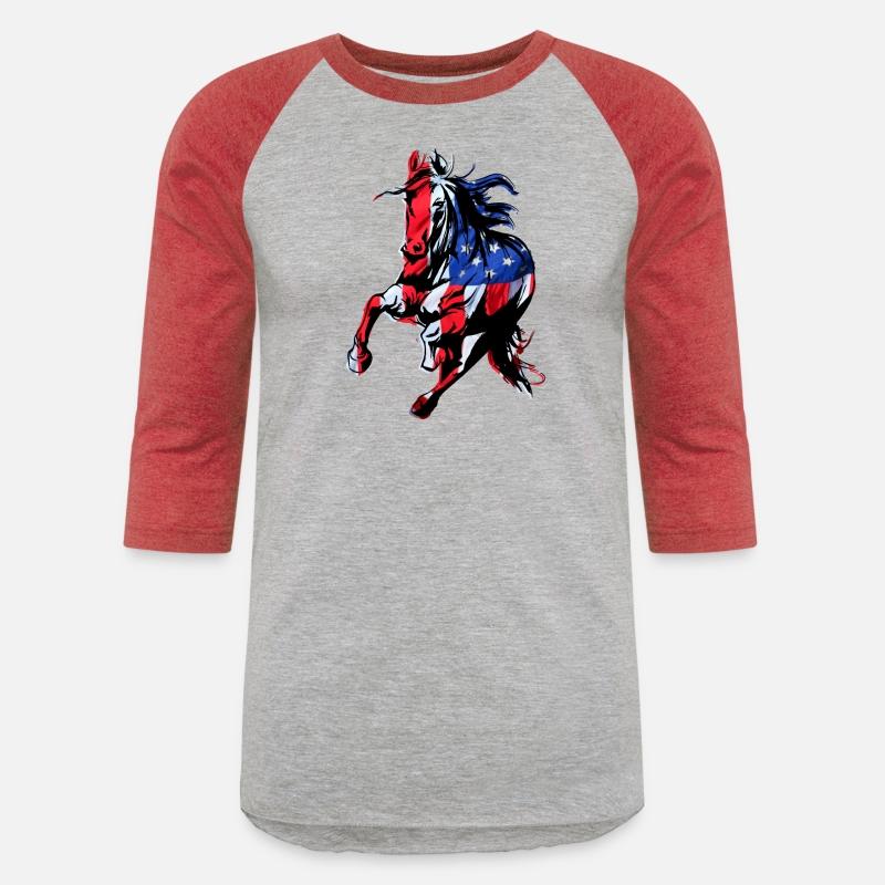 American Flag Horse Silhouette Horseback Riding