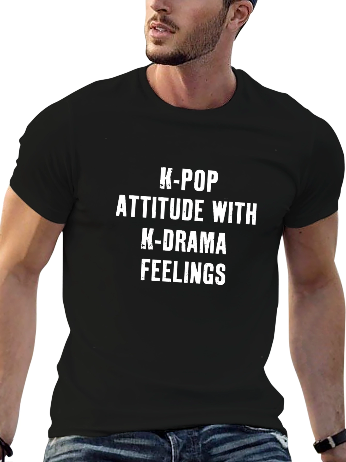 K-Pop Attitude with K-Drama Feelings Tee