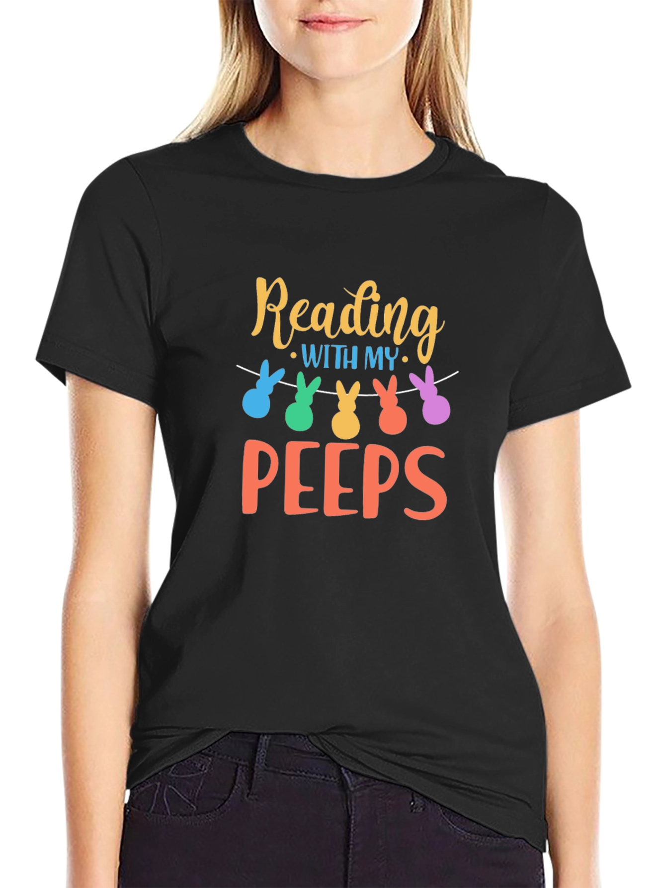 Reading with My Peeps Easter T-Shirt