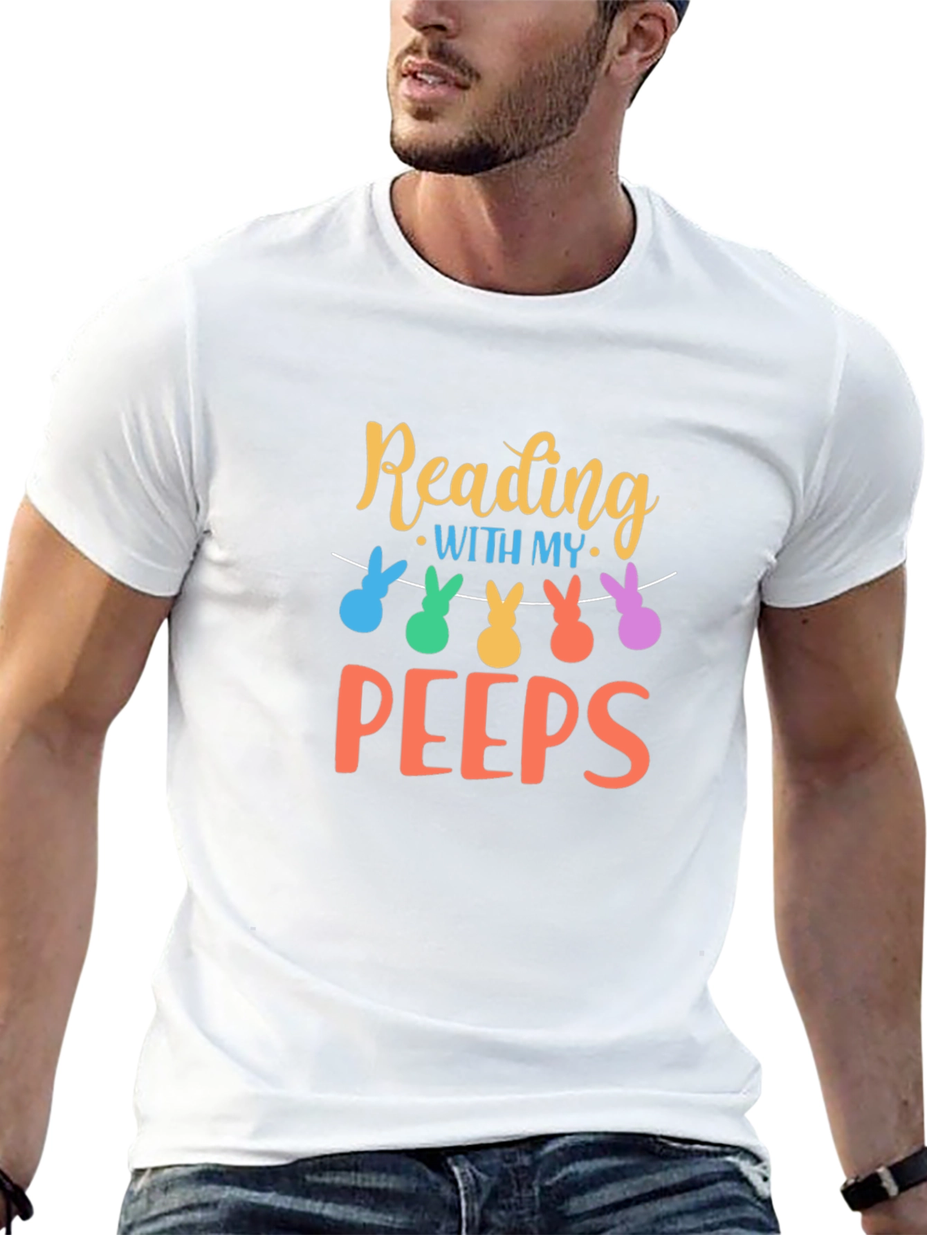 Reading with My Peeps Easter T-Shirt