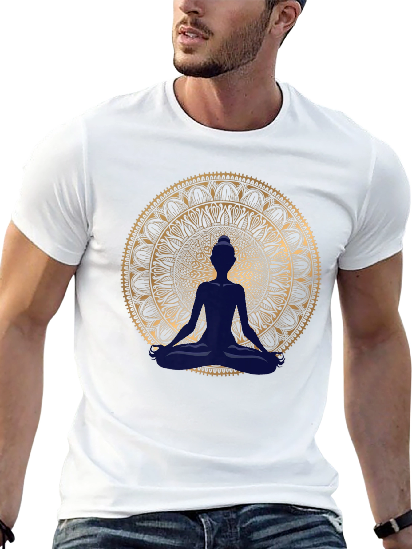 Zen Mandala Meditation T-Shirt - Stylish & Comfortable