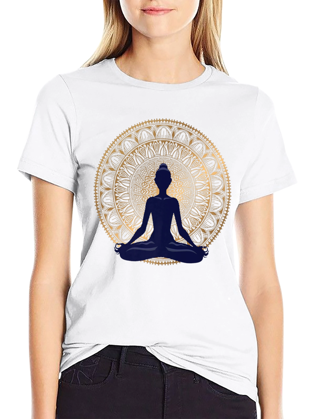 Zen Mandala Meditation T-Shirt - Stylish & Comfortable