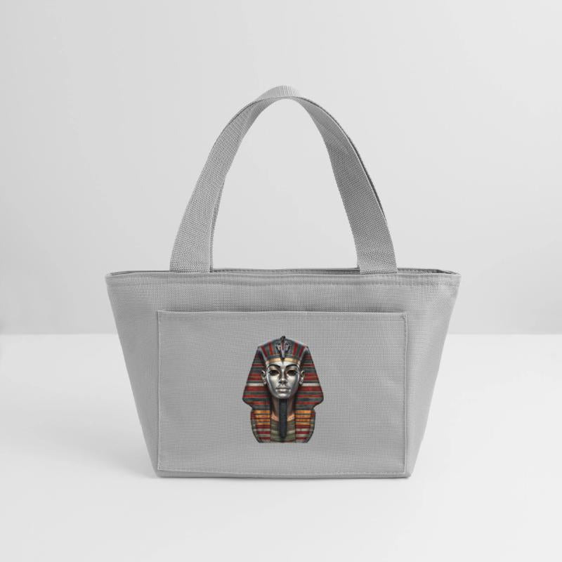 Ancient Egyptian Funerary Mask With Silver Face