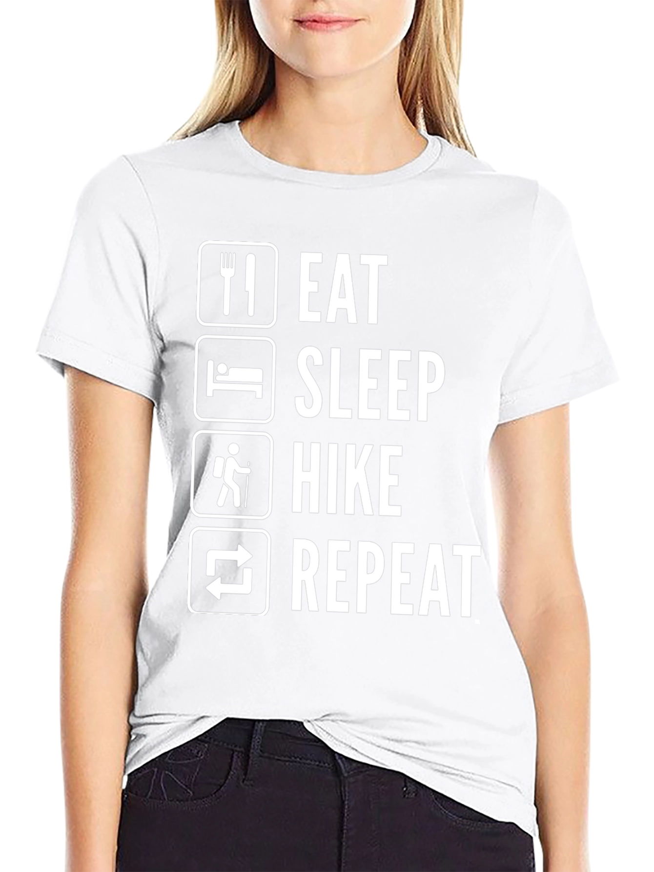 Eat Sleep Hike Repeat Graphic Tee